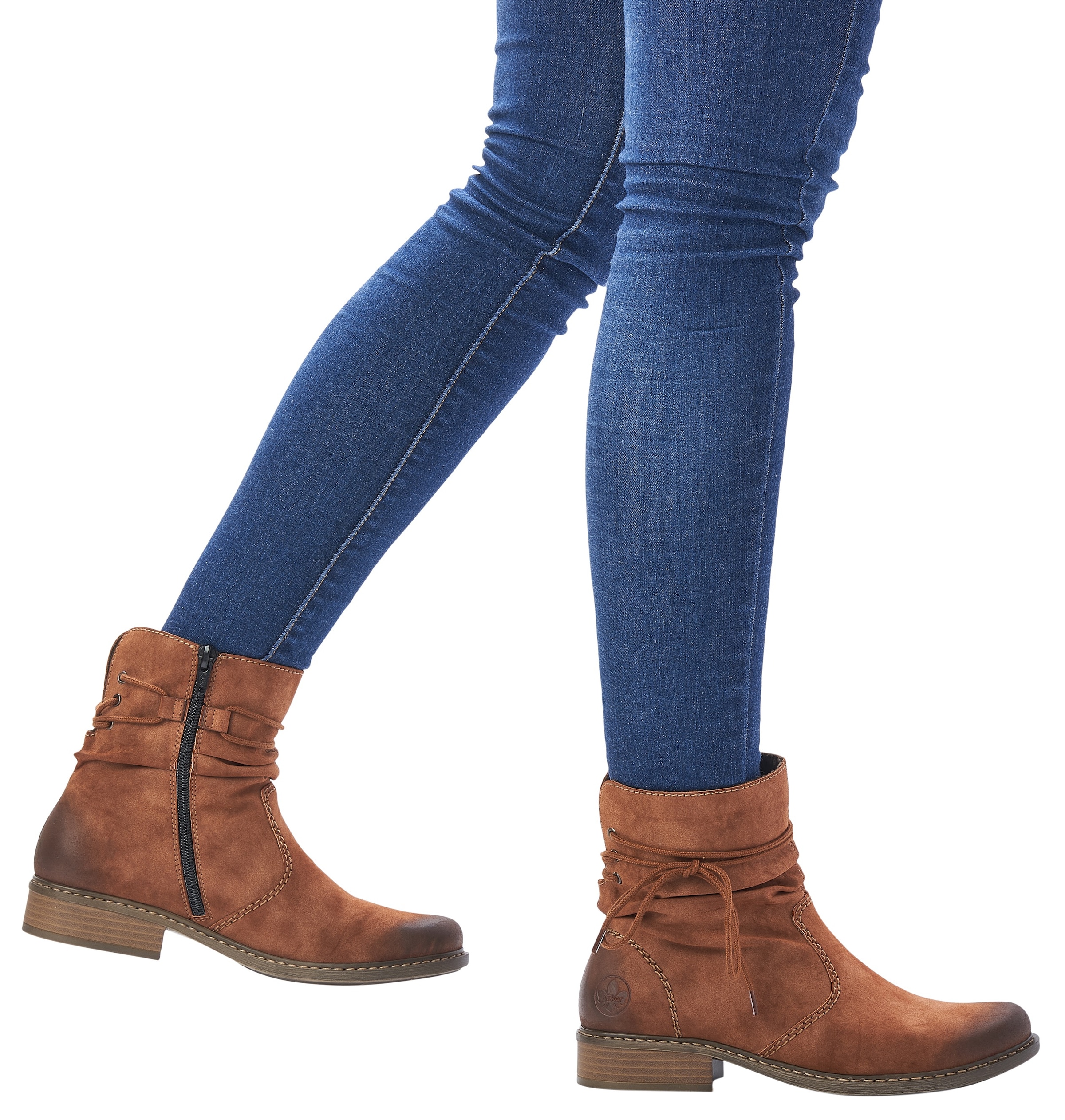 Rieker Stiefelette  in aktueller Used-Optik
