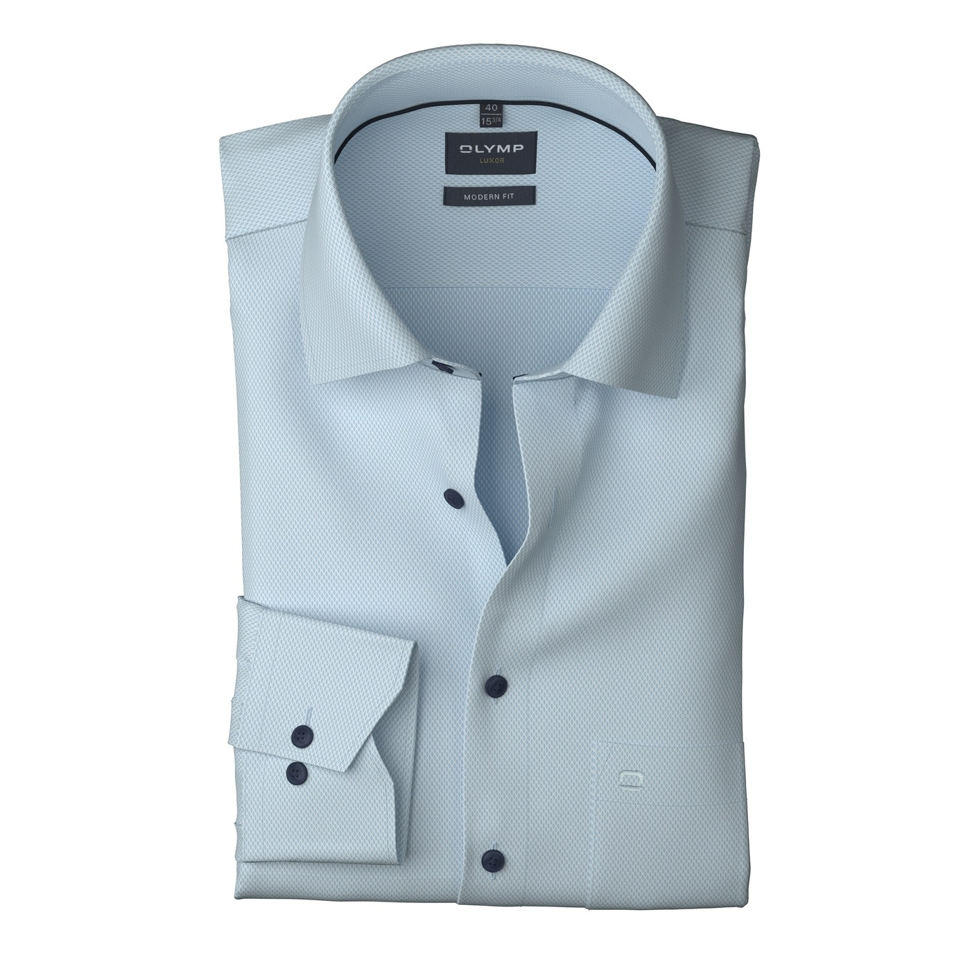 OLYMP Businesshemd »Luxor«, feine Struktur, Modern Fit, New Kentkragen