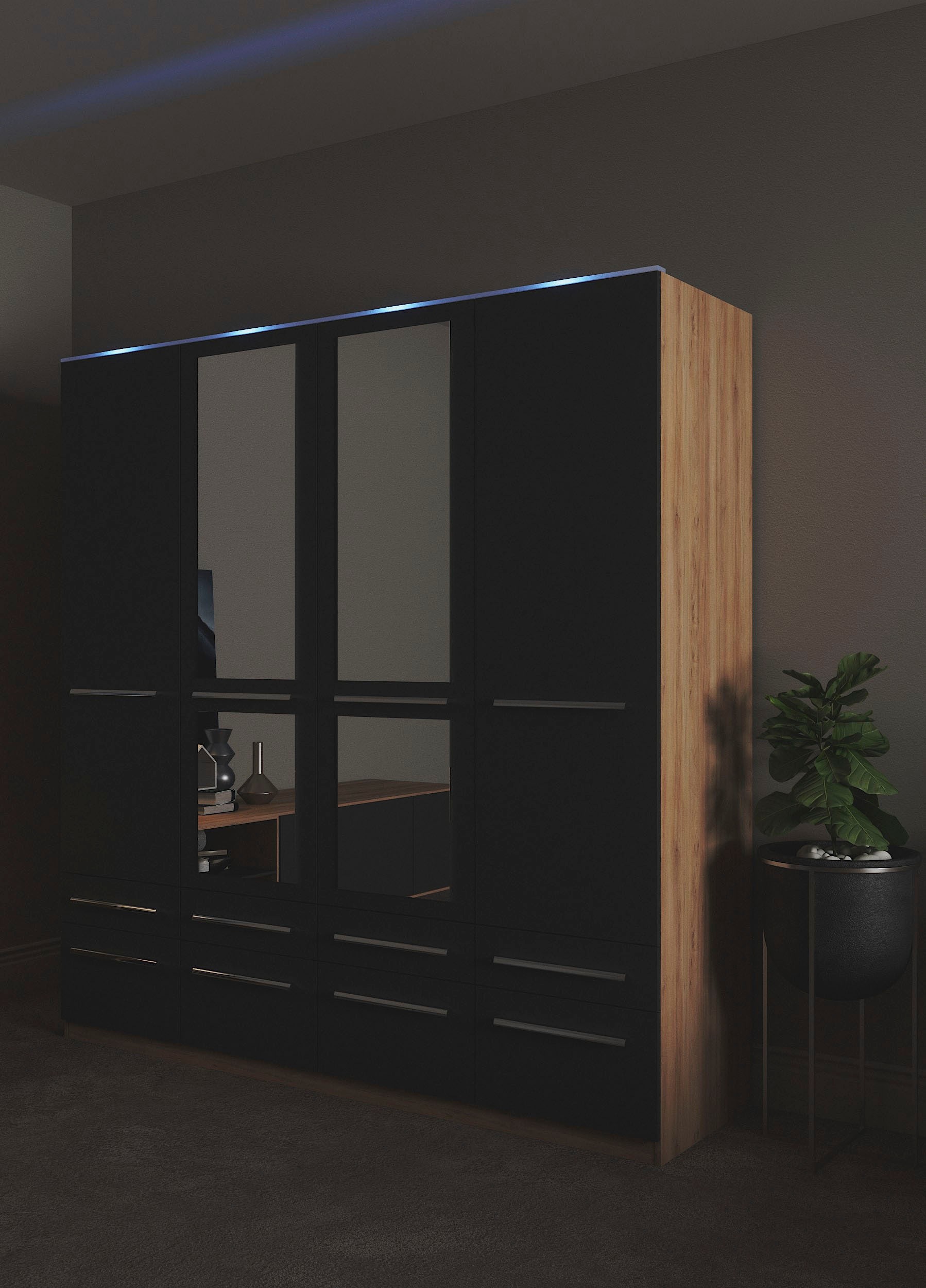 priess Kleiderschrank »Schrank Garderobe Wäscheschrank Barcelona in 5 Breit günstig online kaufen