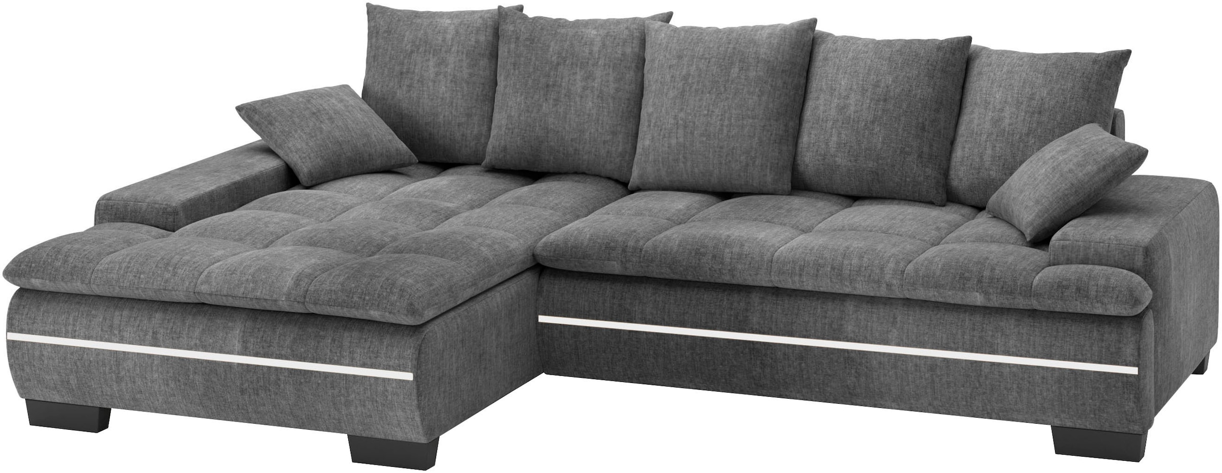 Mr. Couch Ecksofa »Haiti II, L-Form«, RGB-LED Beleuchtung, Kaltschaum, wahl günstig online kaufen