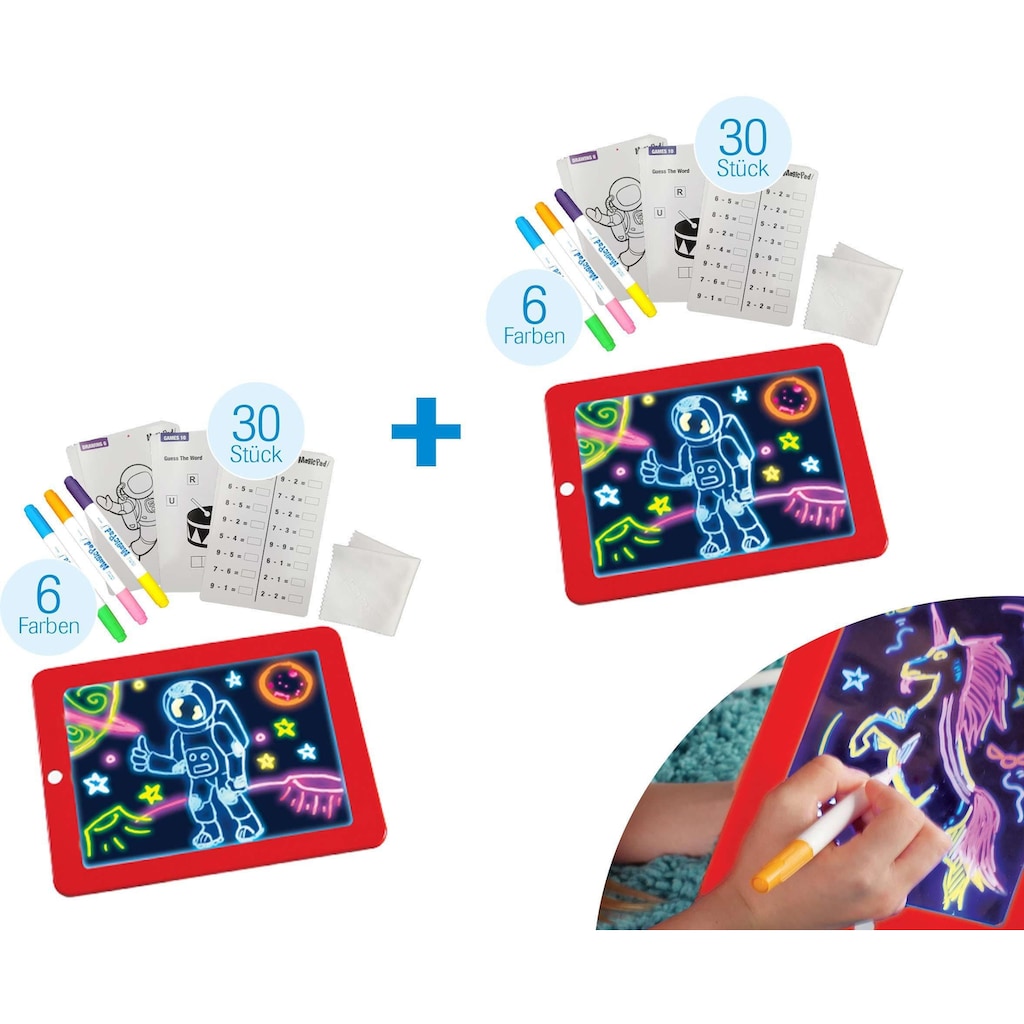 MediaShop Zaubertafel »Magic Pad«, (Set, 2 tlg.)