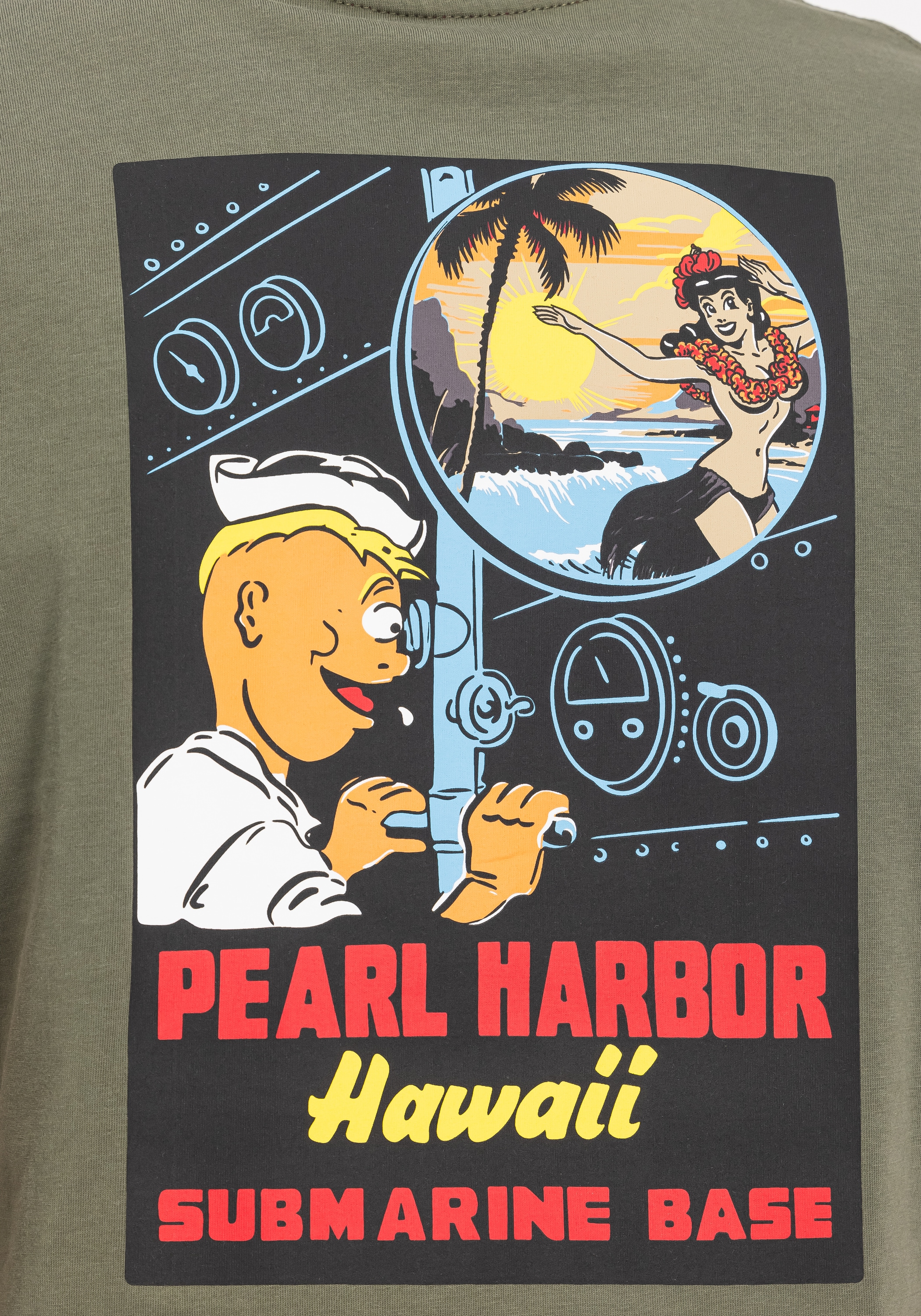 Alpha Industries T-Shirt »Alpha Industries Men - T-Shirts Pearl Harbor T Back Print«