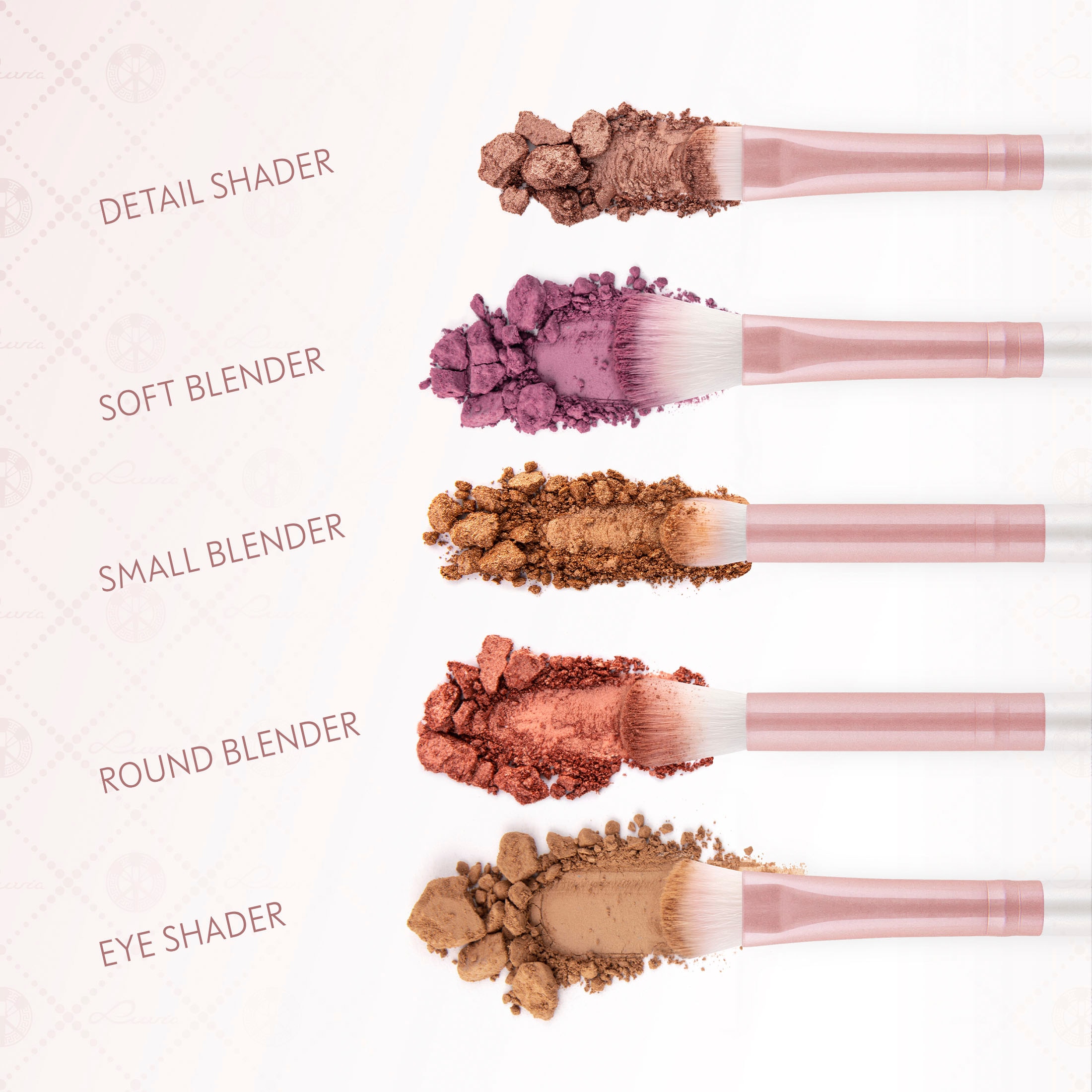 Luvia Cosmetics Kosmetikpinsel-Set »Essential Eye«, (5 tlg.)