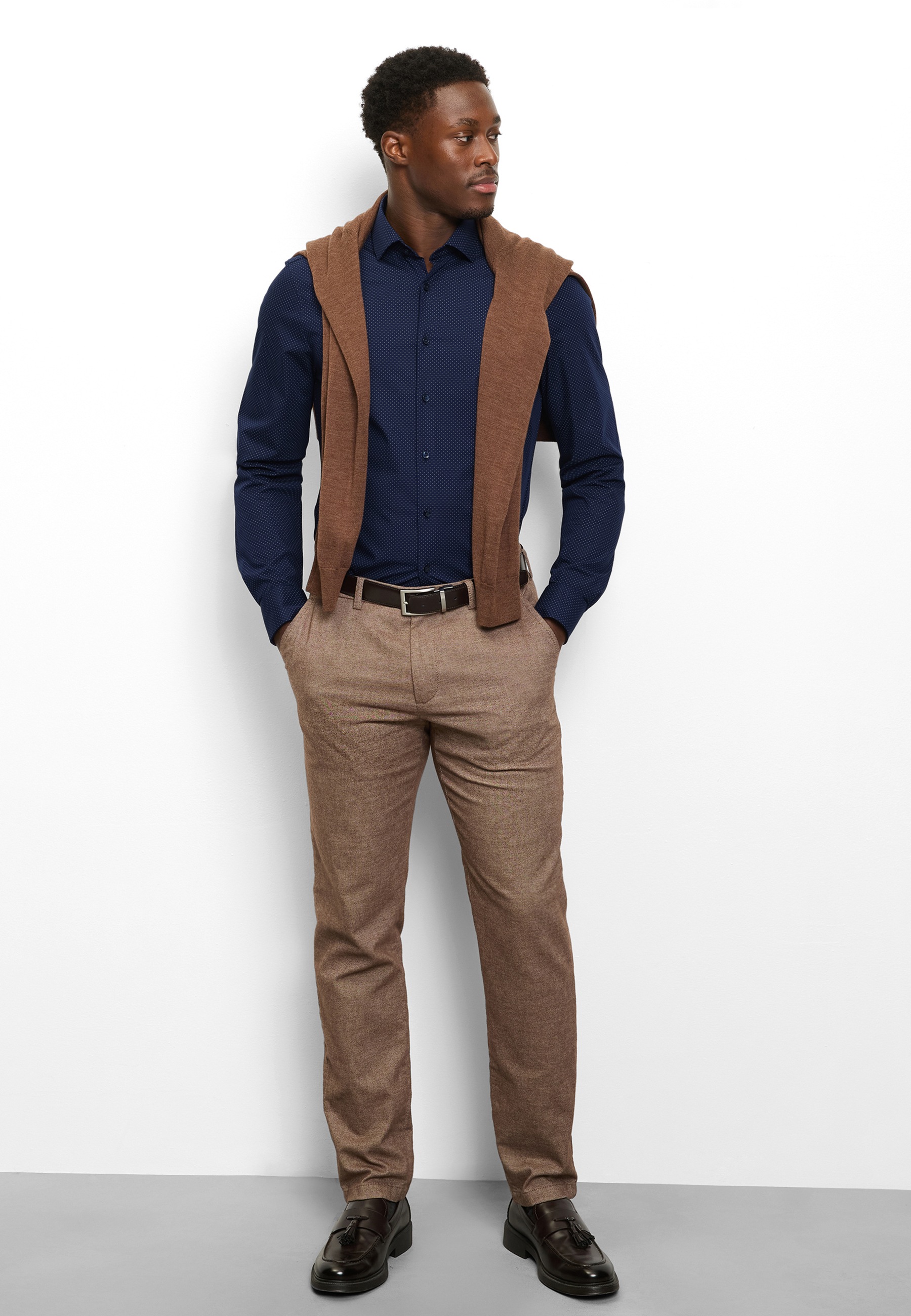 OLYMP Langarmhemd »Level Five 24/Seven« Businesshemd, body fit, Modern Kentkragen