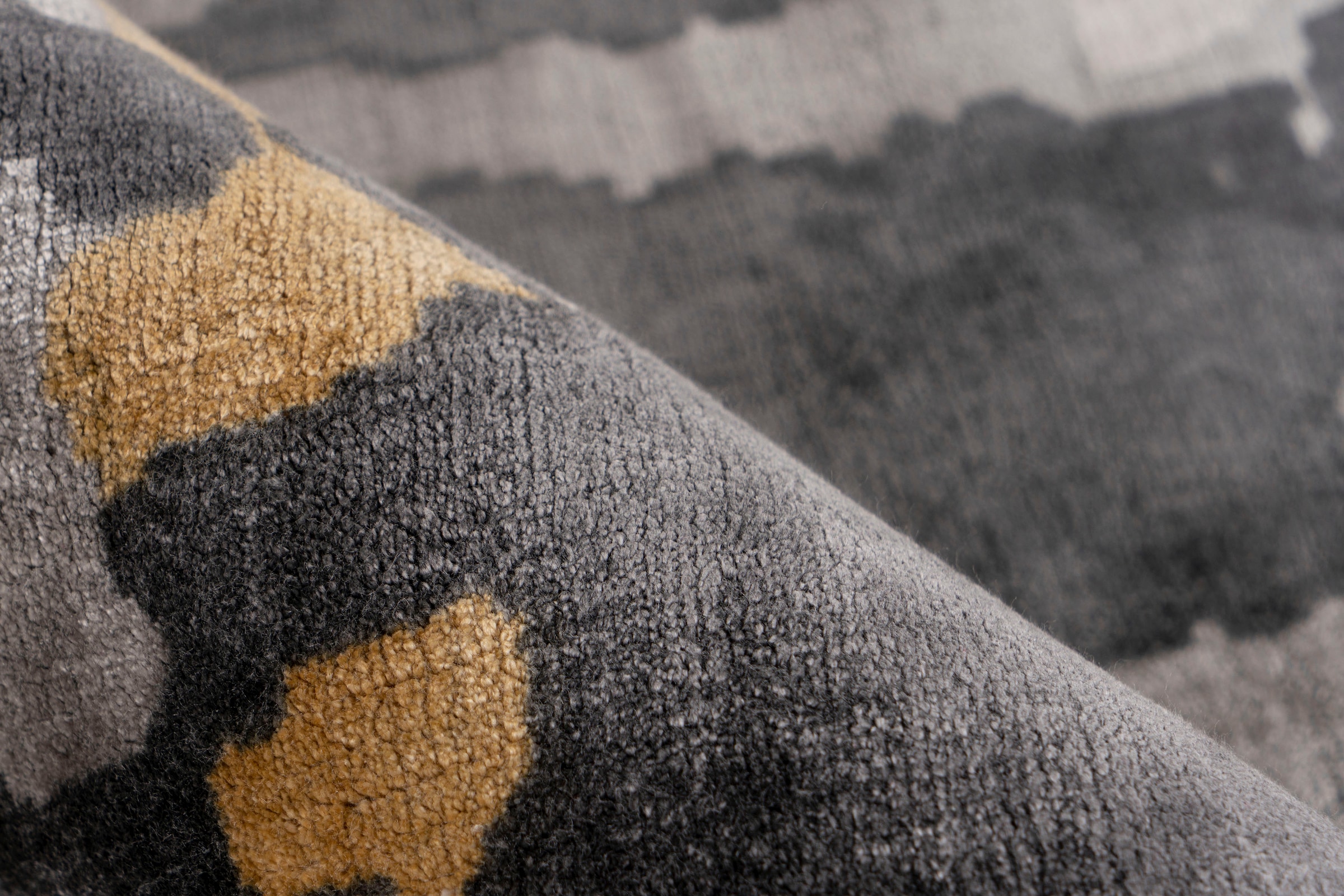 Padiro Teppich »Sinai 225« rechteckig 11 mm Höhe Viskose, weich, Retro Look, Wohnzimmer