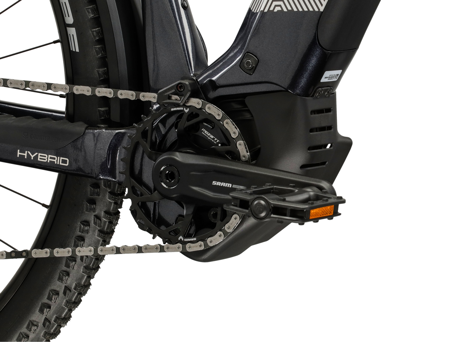 Kross »Influx Hybrid 6.0 21,3Ah / 800 Wh 29 Zoll schwarz 12 Gänge 2026« 12 Gang SRAM S1000 EAGLE AXS Schaltwerk Kettenschaltung Mittelmotor 250 W