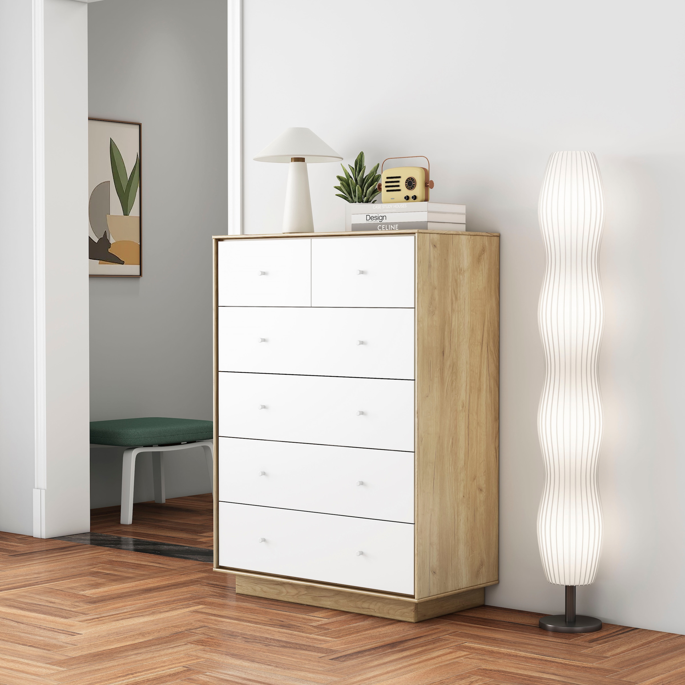 OTTO home Kommode »Blaire« kratzfeste Melaminoberfläche, ABS-Kanten und FSC-zertifiziertem Holz