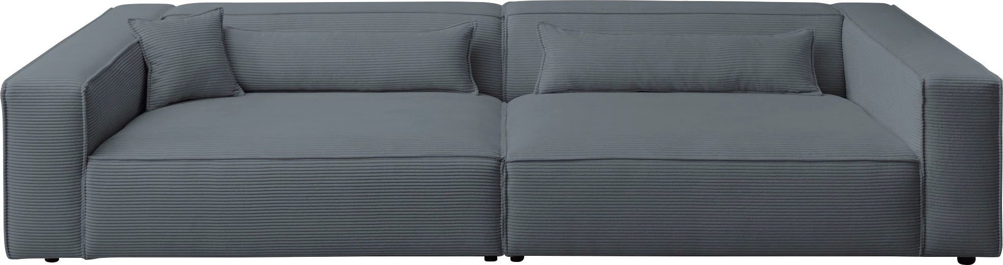 LeGer Home by Lena Gercke 3-Sitzer »PIARA XXL, Sofa mit Kedernaht in Cord, günstig online kaufen