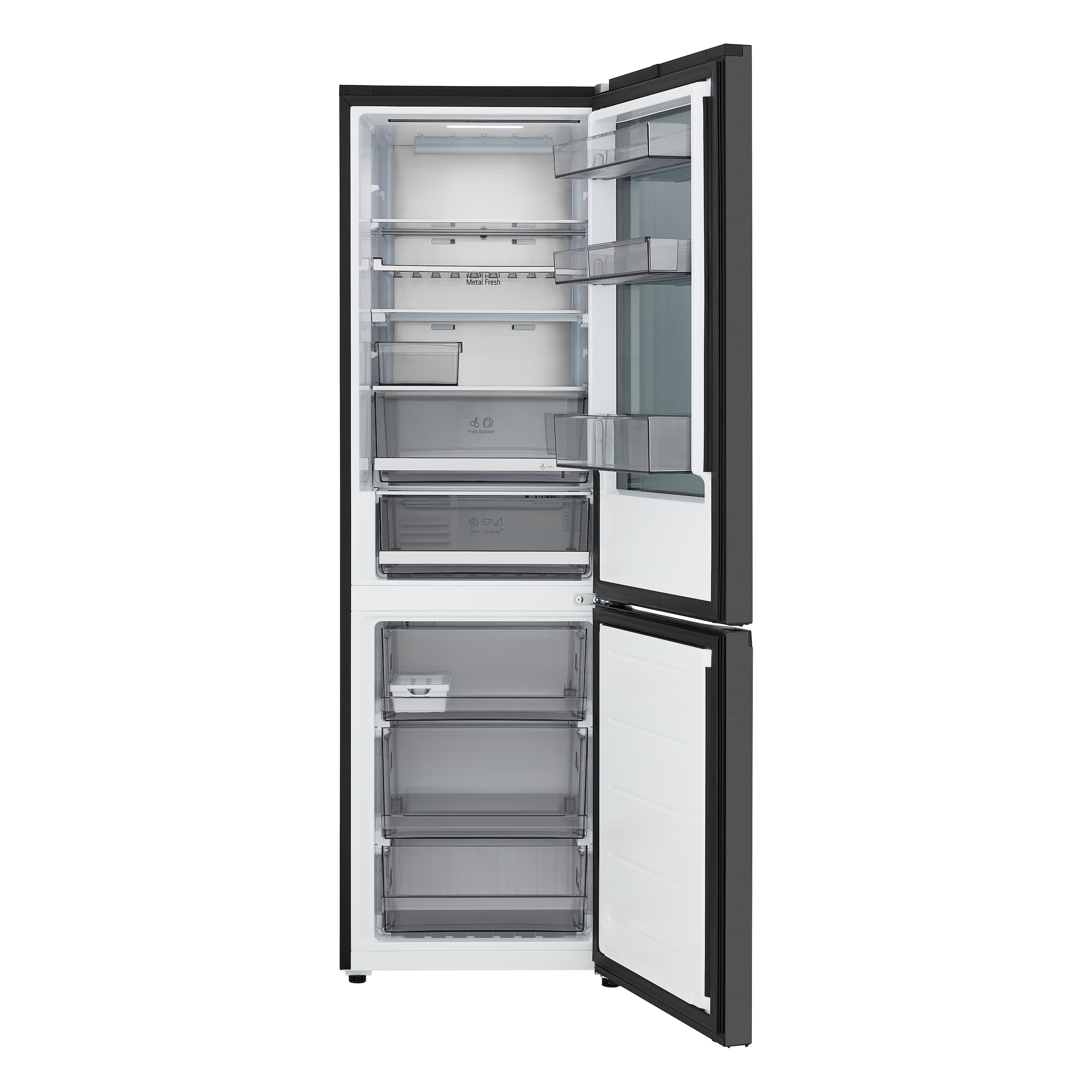 LG Kühl-/Gefrierkombination Serie 5 »GBGS514CEV« 186 cm hoch 59,7 cm breit InstaView, FRESHConverter+, Total No Frost, Zero Clearance+, ThinQ