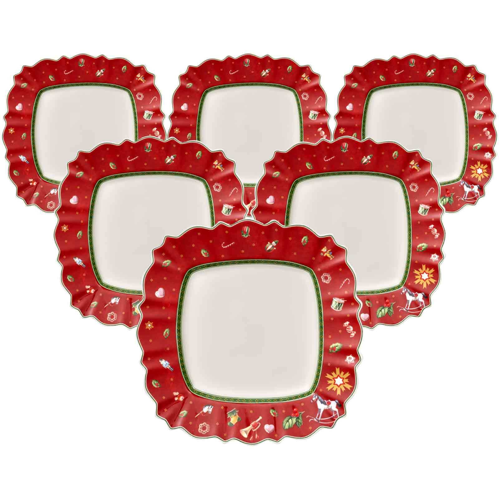 Villeroy & Boch Speiseteller »Speiseteller Toy's Delight 28 x 28 cm 6er Set günstig online kaufen