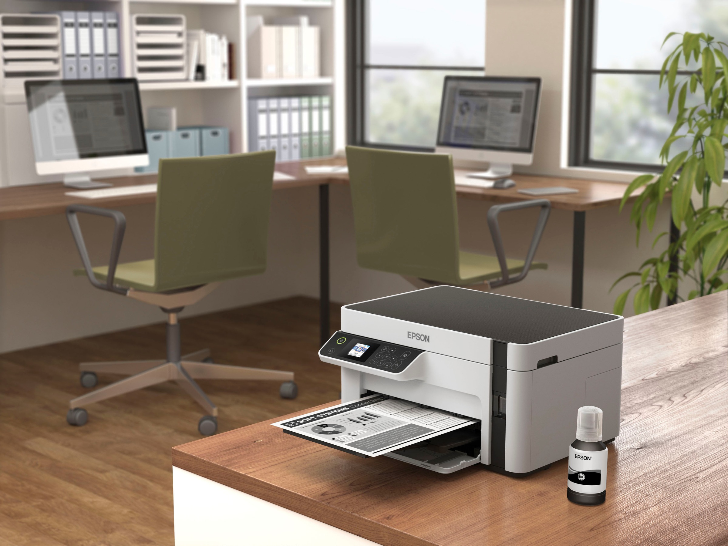 Epson Tintenstrahldrucker »EcoTank ET-M2120« DIN-A4-Schwarzweiß-Multifunktions-Tintentankdrucker
