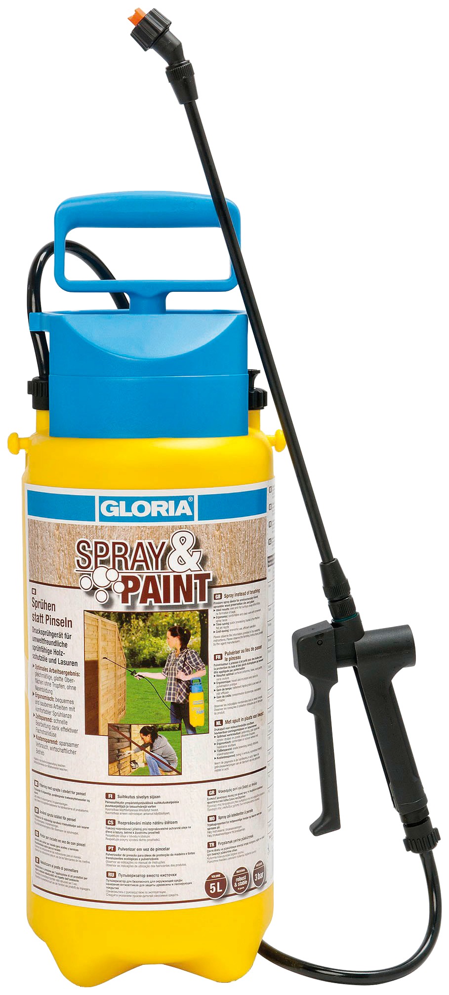 Gloria Drucksprühgerät »Spray&Paint«, für Lasuren, Lacke und Öle auf Wasserbasis kaufen