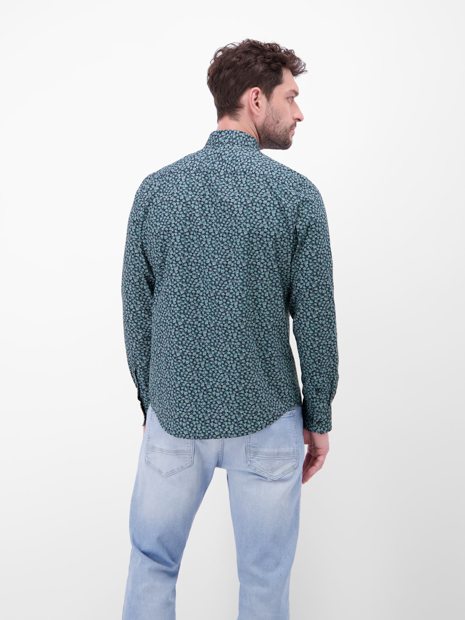 LERROS Langarmhemd »Langarmhemd mit trendigem Printmuster«