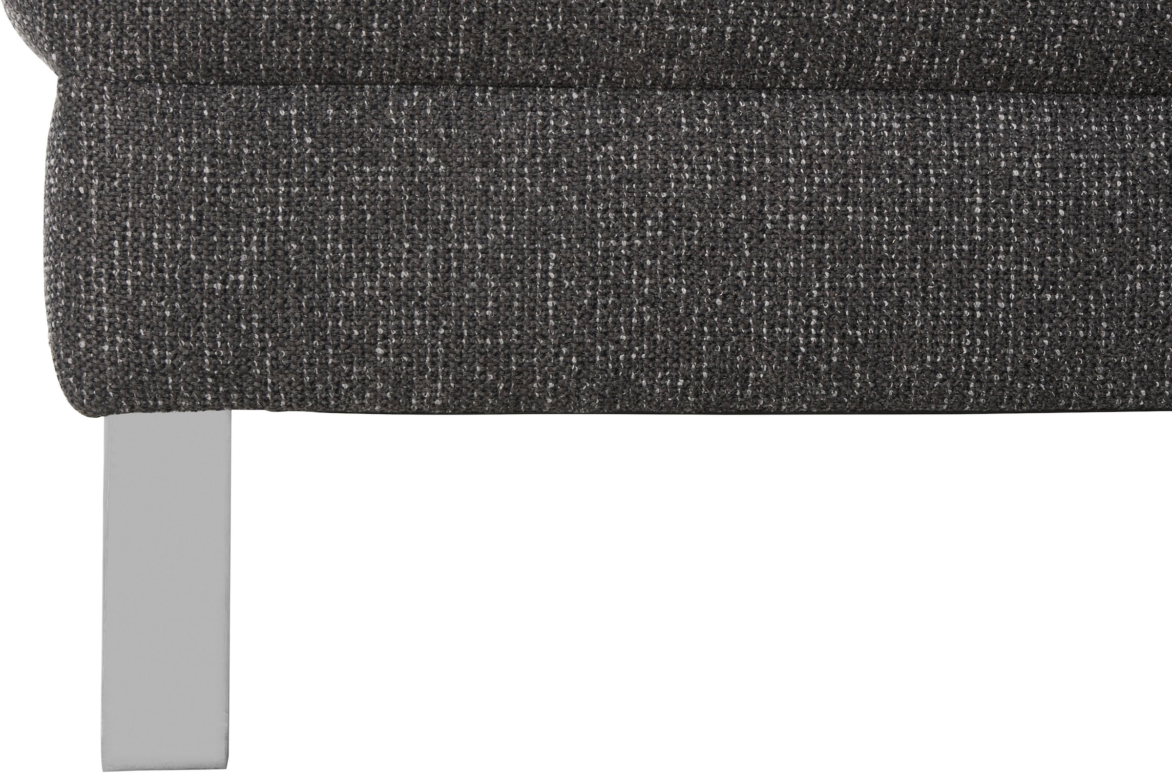 W.SCHILLIG Ecksofa »finn, toller Sitzkomfort, L-Form, hochwertige Verarbeitungsdetails«, German Design Award 2016, Fußgestell Chrom glänzend, Breite 281 cm