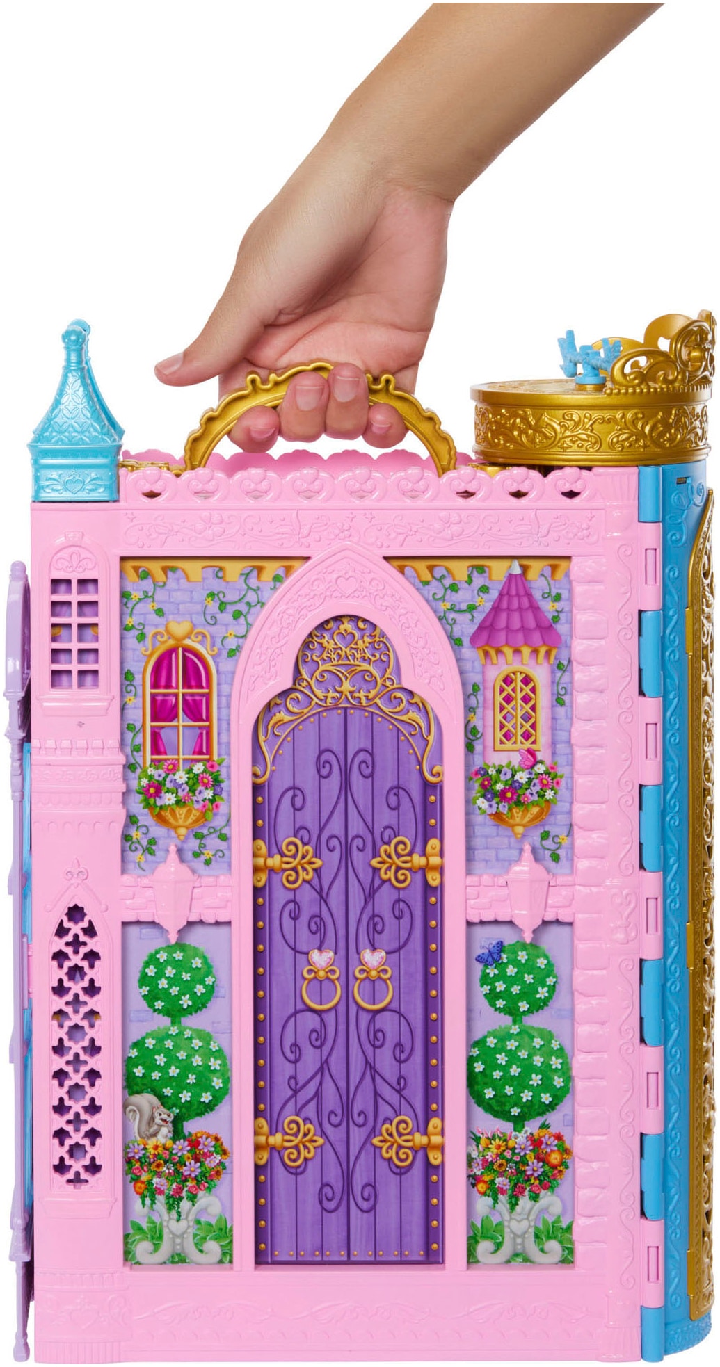 Mattel® Puppenkleiderschrank »Disney Princess - Bereit für den Ball-Schrank«, mit Kleidung, Zubehörteilen und Aufbewarhung