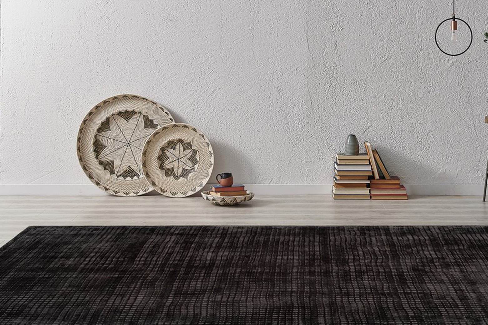 Padiro Teppich »Bridget 125«, rechteckig, 10 mm Höhe, Kurzflor, Hoch-Tief-S günstig online kaufen