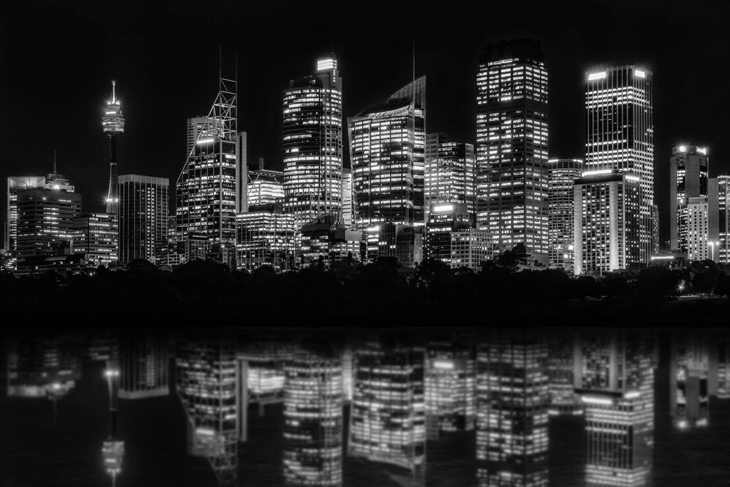 queence Acrylglasbild »Hochhäuser«, Skyline-Gebäude-Städte-Amerika-Bilder v günstig online kaufen
