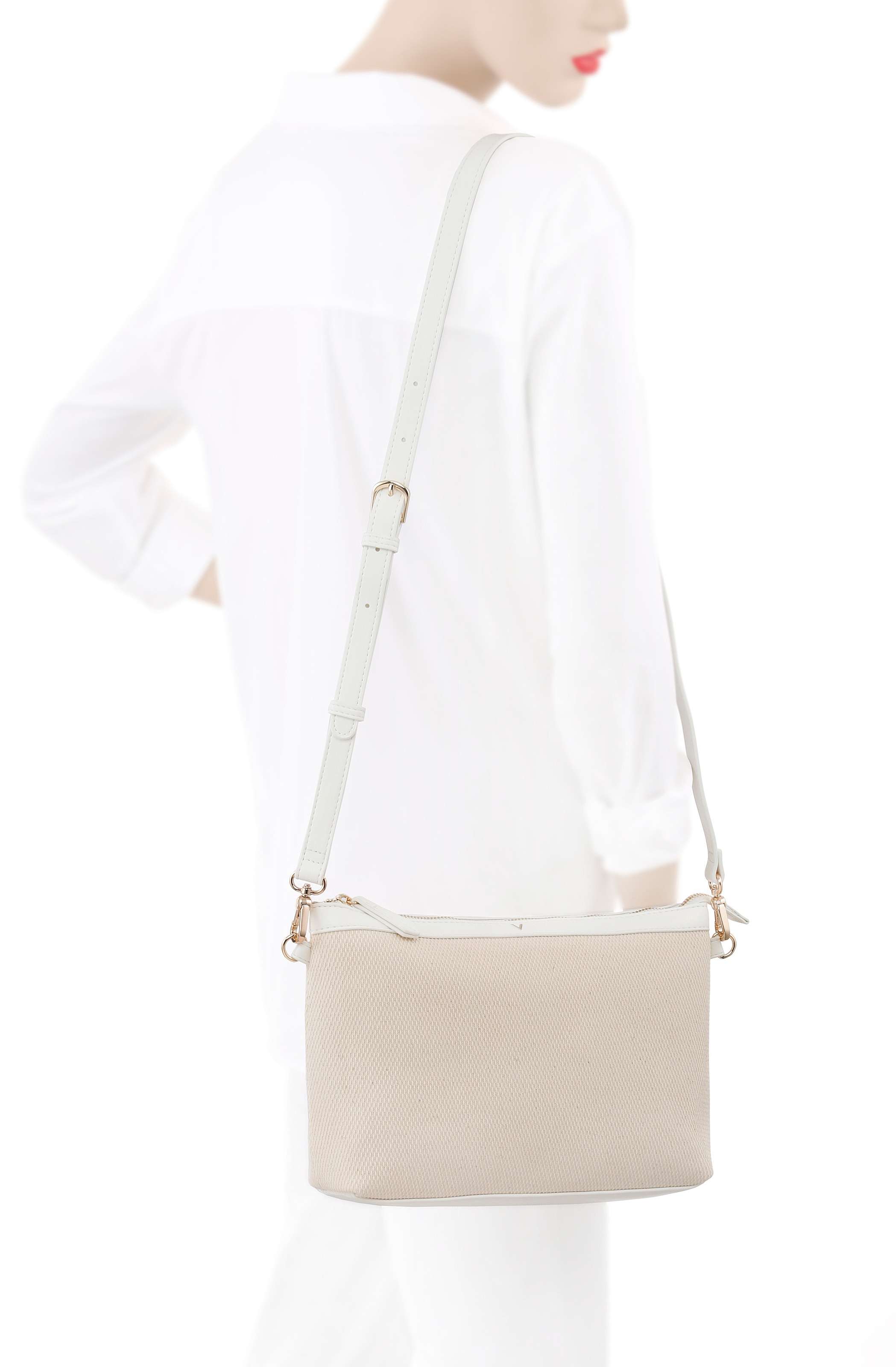VALENTINO BAGS Shopper »SHOPPING COVENT«, (Set, 2 tlg.), Henkeltasche, Handtasche Damen, Schultertasche