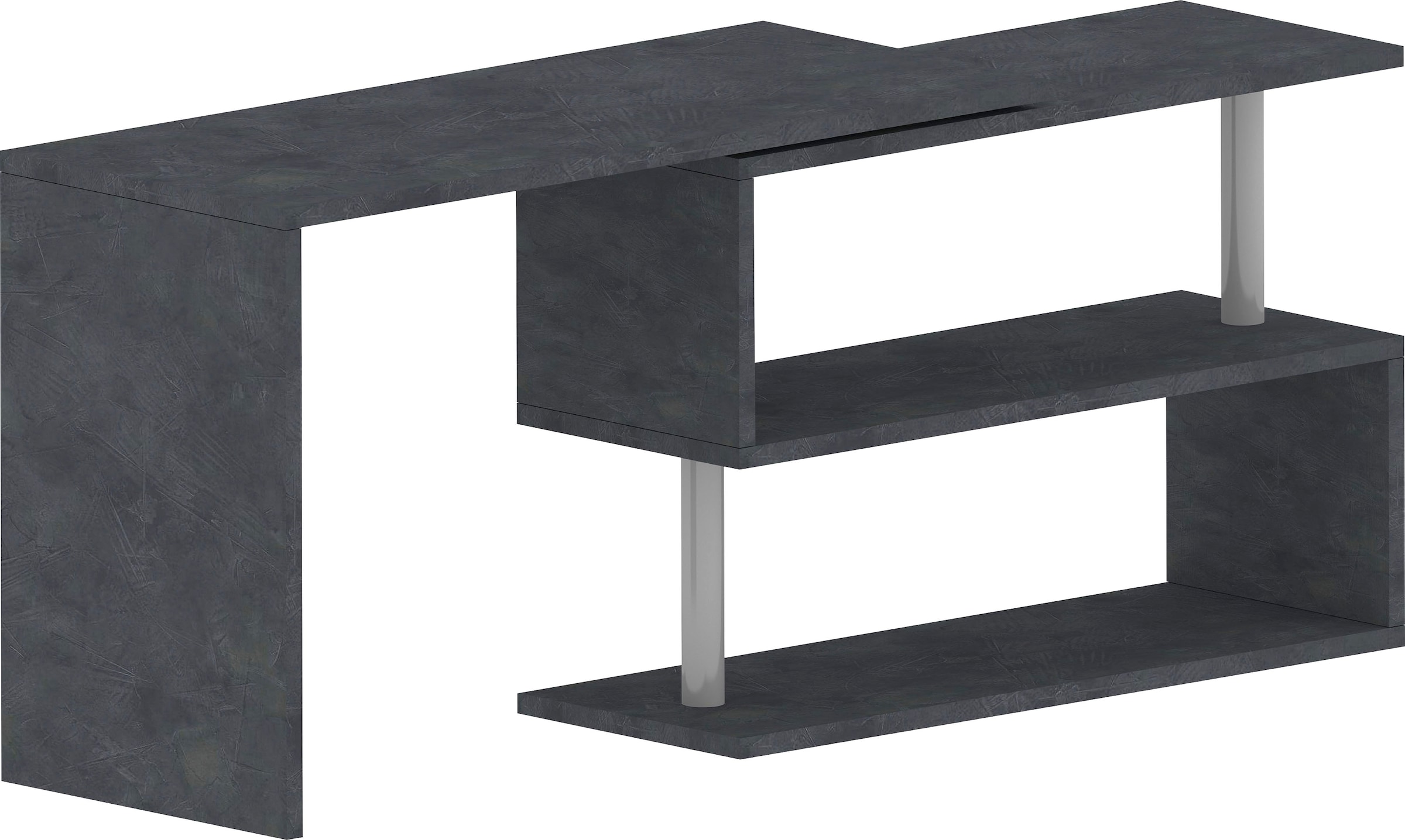 INOSIGN Schreibtisch »Volta, Made in Italy«, multifunktional - als Computertisch, Eckschreibtisch oder Sideboard