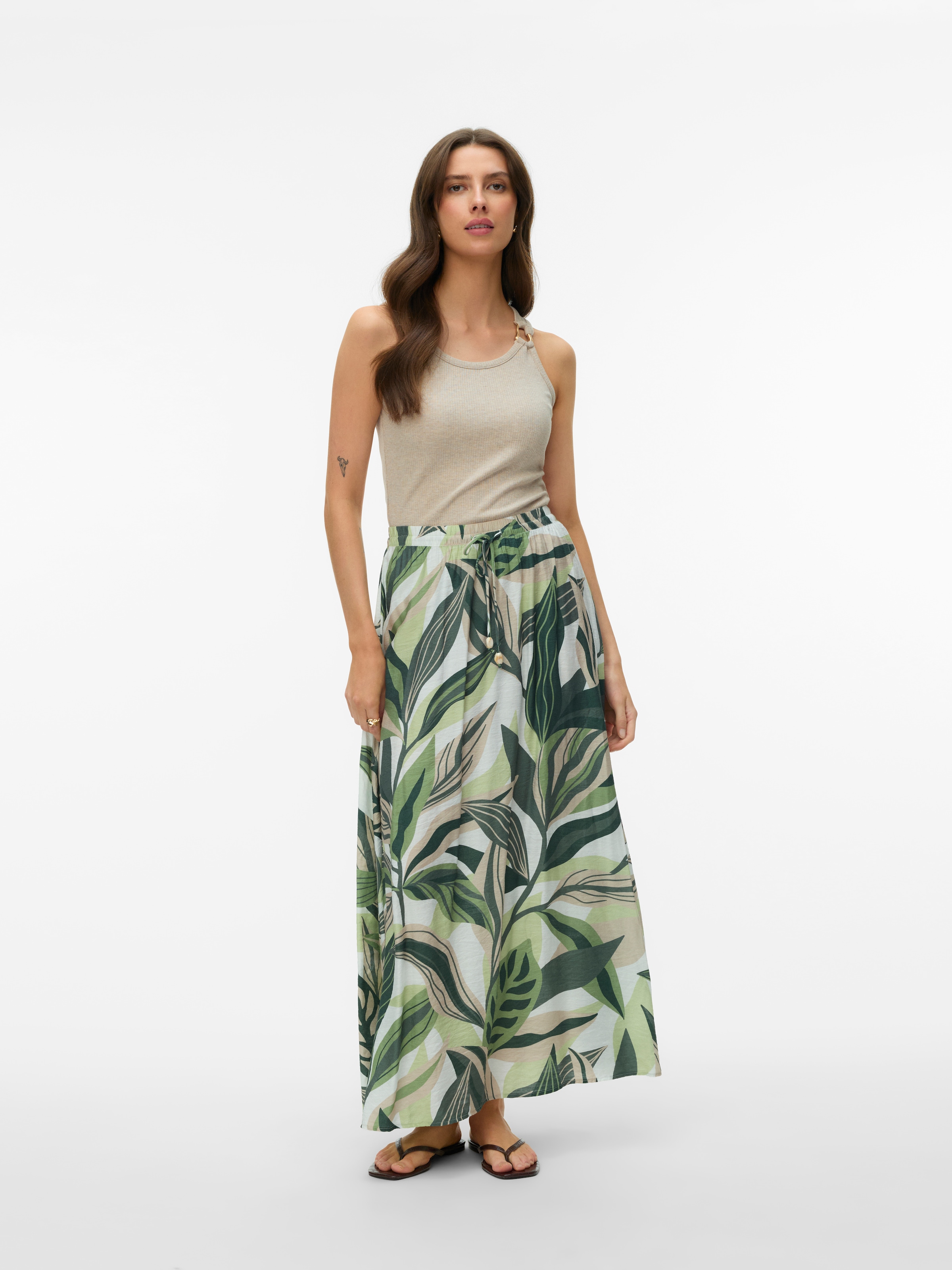 Vero Moda Maxirock »VMZOEY FONDA HW ANKLE SKIRT WVN« Viskosemischung