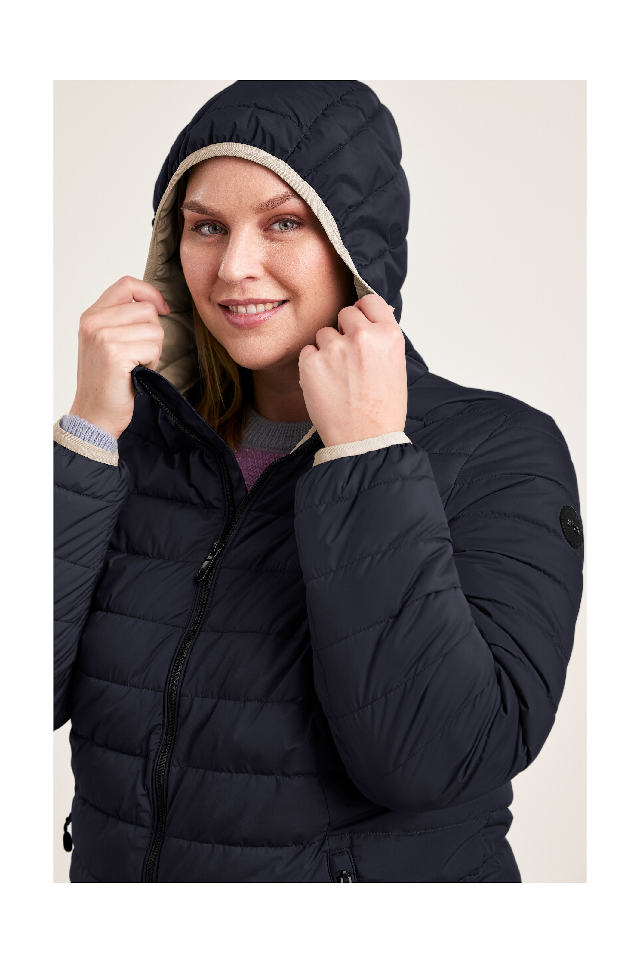 STOY Steppjacke »STS 3 WMN QLTD JCKT«, atmungsaktive, wasserabweisende Damen Steppjacke in großen Größen