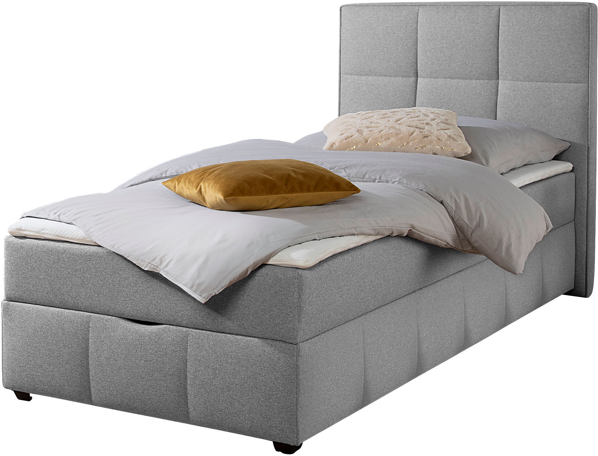 Home affaire Boxbett »Niemes« Boxbett mit Bettkasten, inkl. Topper