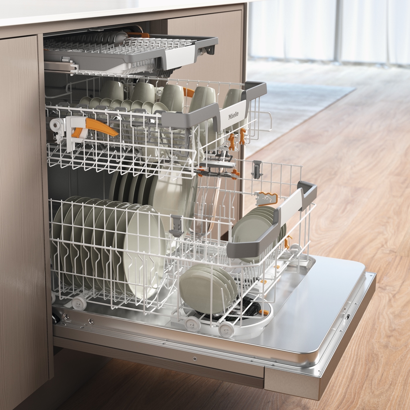 Miele teilintegrierbarer Geschirrspüler »G7131 SCi AD 125 Edition«, 14 Maßgedecke