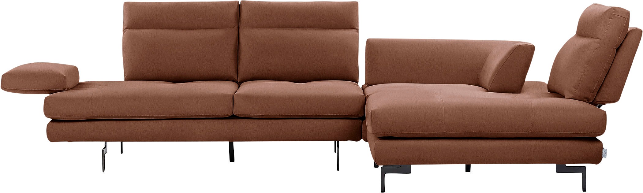 CALIA ITALIA Ecksofa »Toby Wing, Komfortsofa mit Sitzkomfort der Extraklass günstig online kaufen