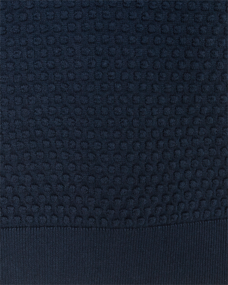 FREEQUENT Kurzarmpullover »FQDODO-PU-DOTTIE-SS«, mit schöner Struktur