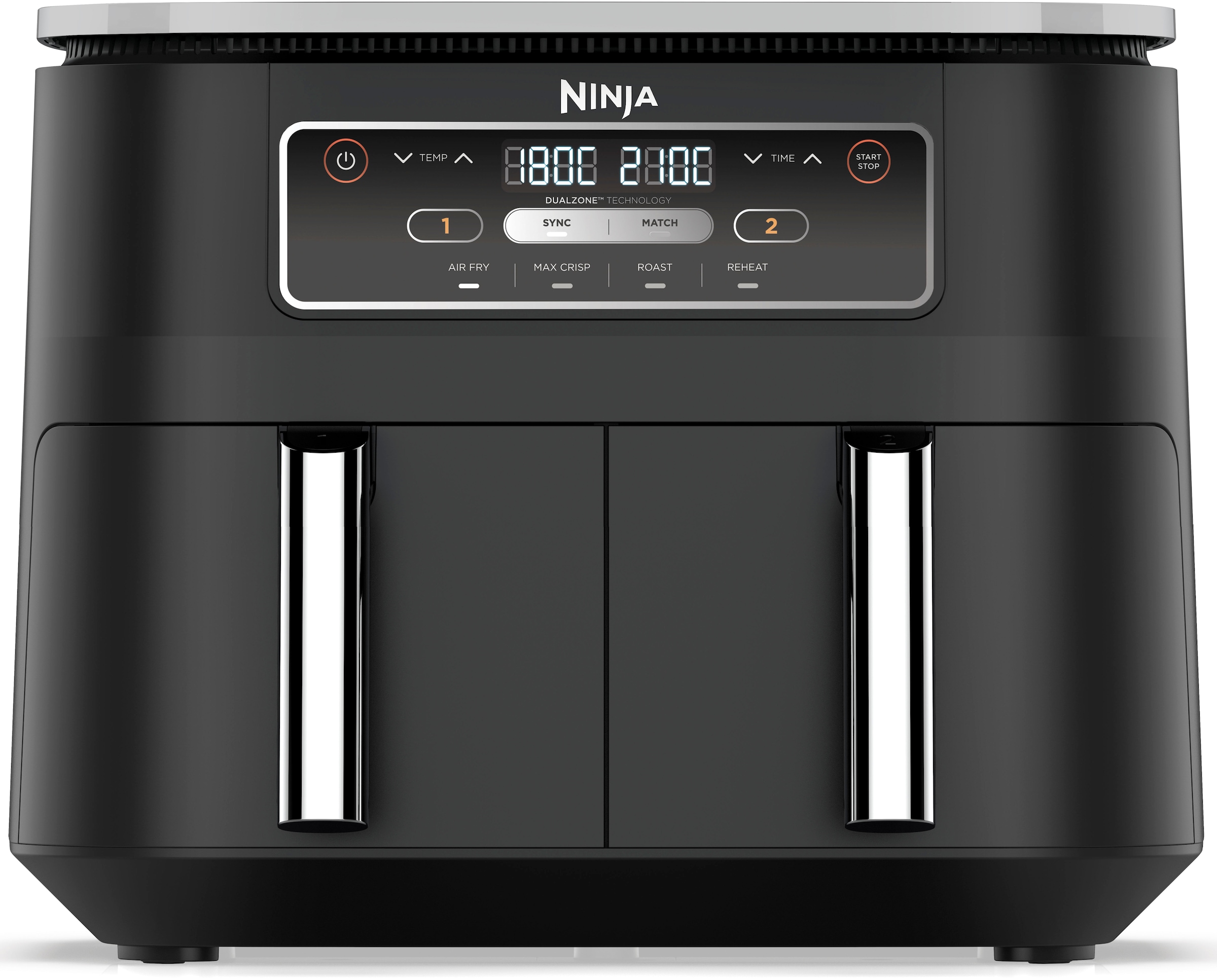 NINJA Heißluftfritteuse »AF200EU Ninja Foodi«, 2400 W, 4-in-1 Dual Zone, 7,6 L