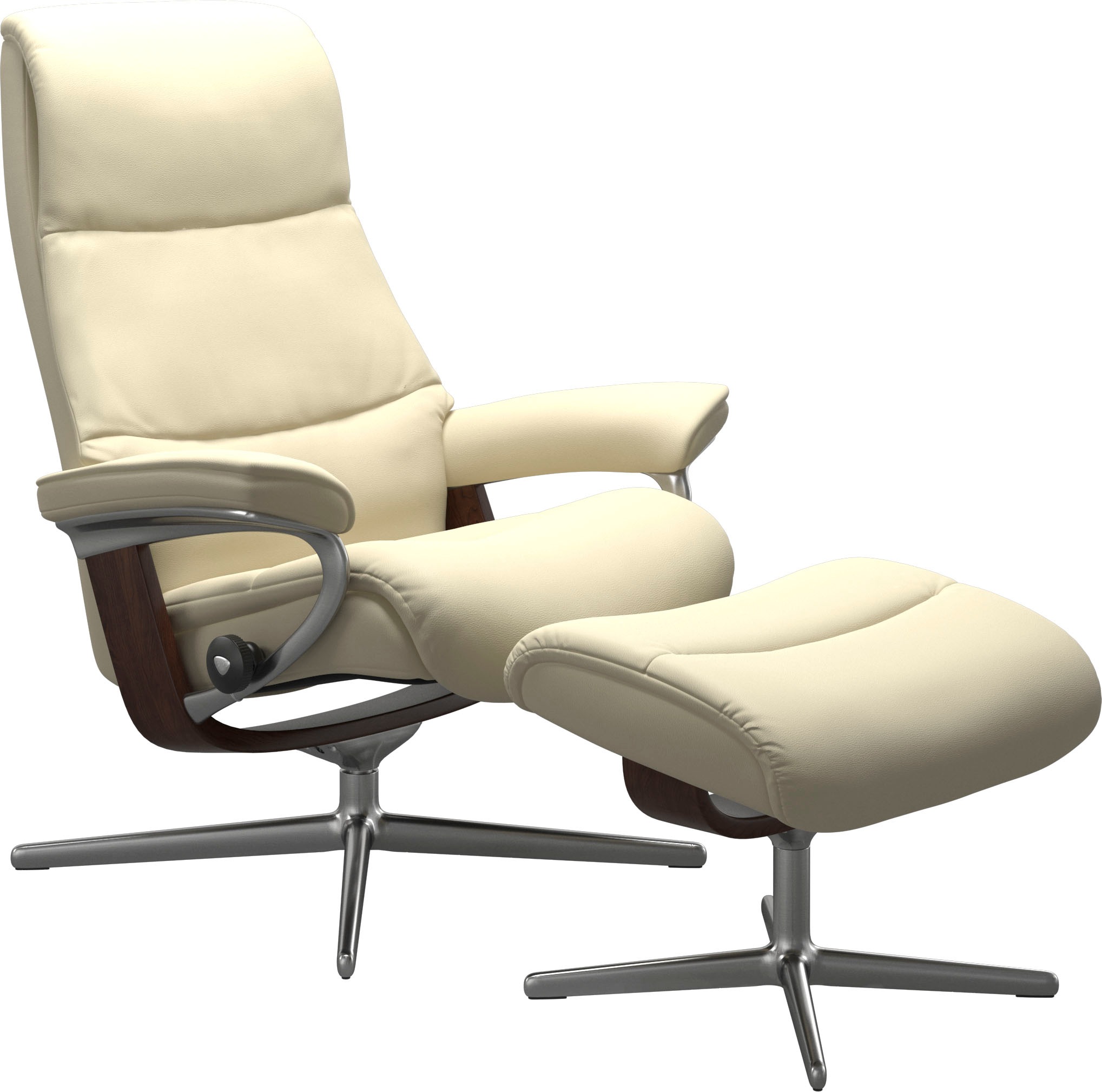 Stressless® Relaxsessel »View«, mit Cross Base, Größe S, M & L, Holzakzent günstig online kaufen