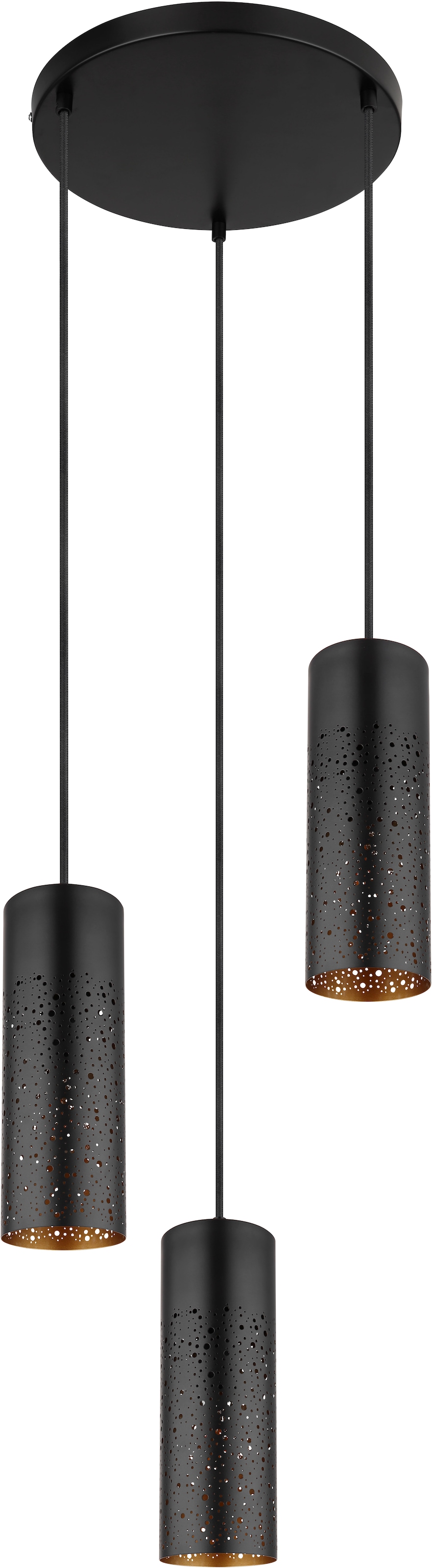 GLOBO LIGHTING Hängeleuchte »CROCKY«, Leuchtmittel E27 | ohne Leuchtmittel, Hängelampe/Pendelleuchte/Esszimmer/Wohnzimmer/Esstisch