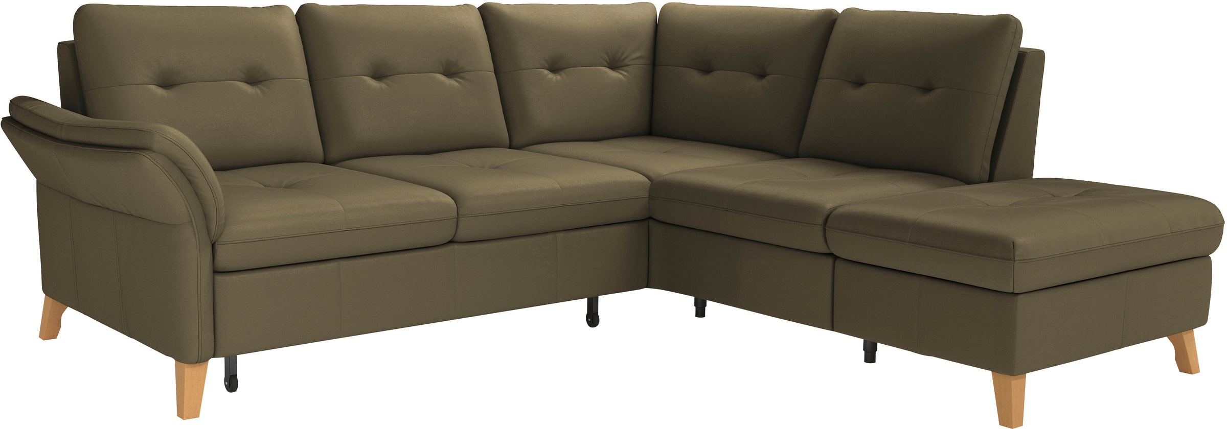 sit&more Ecksofa »Göteborg«, inkl. Sitztiefenverstellung, wahlweise mit Bettfunktion & Bettkasten