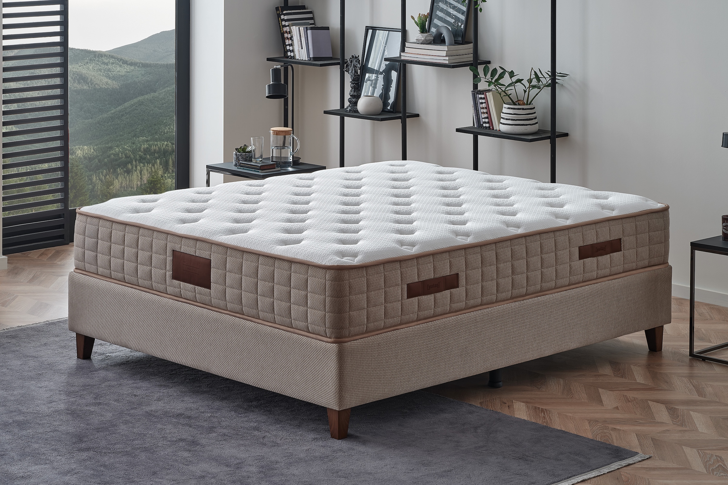 Yatas Bedding Taschenfederkernmatratze »Majestät Premium«, 30 cm hoch, 416 Federn, (1 St.), Matratze in 90x200 cm, 140x200 cm und weiteren Größen