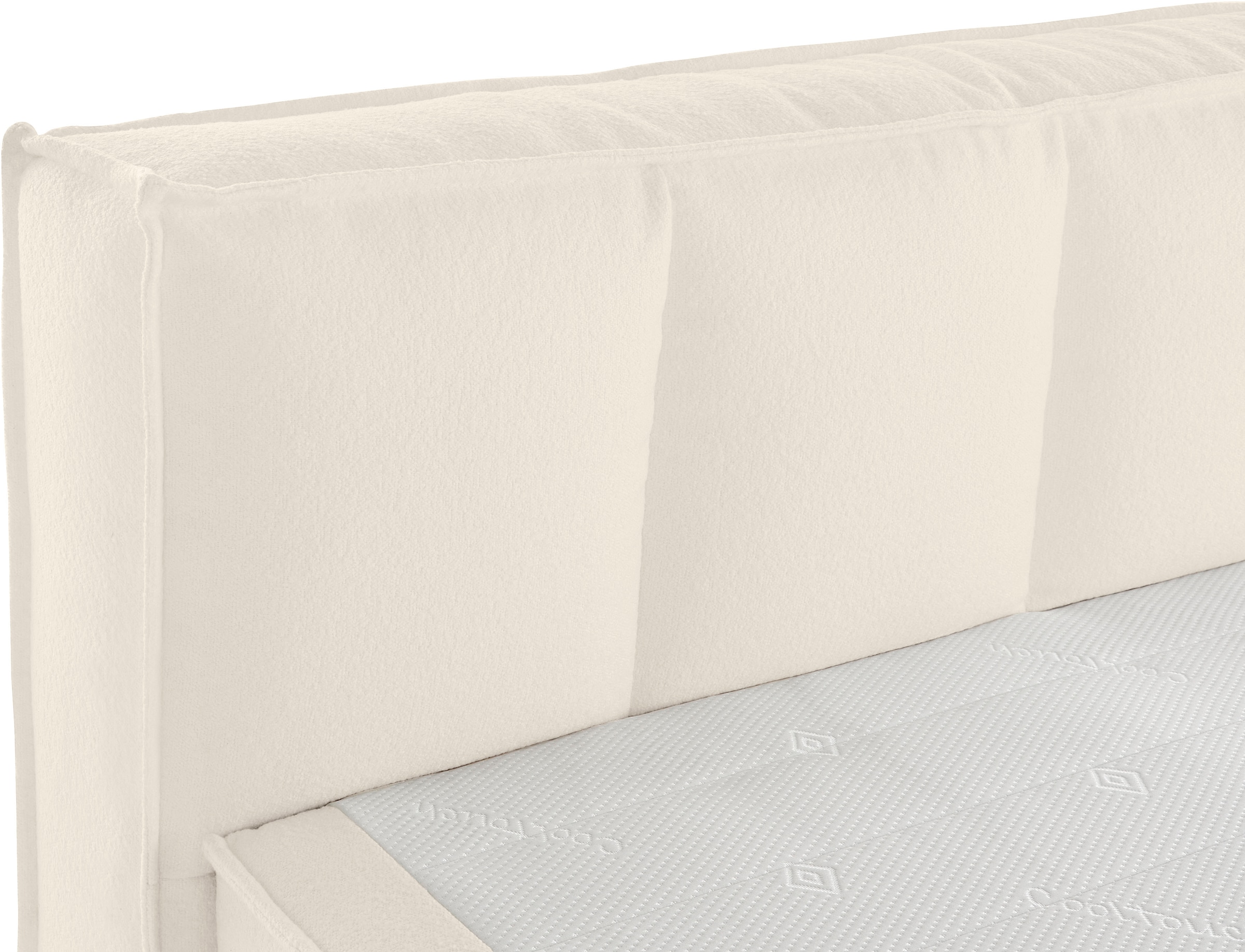 LeGer Home by Lena Gercke Boxspringbett »Addyson«, (Härtegrade H2, H3 und H4 wählbar), Boxspringbett inkl. Topper, 2 Matratzen