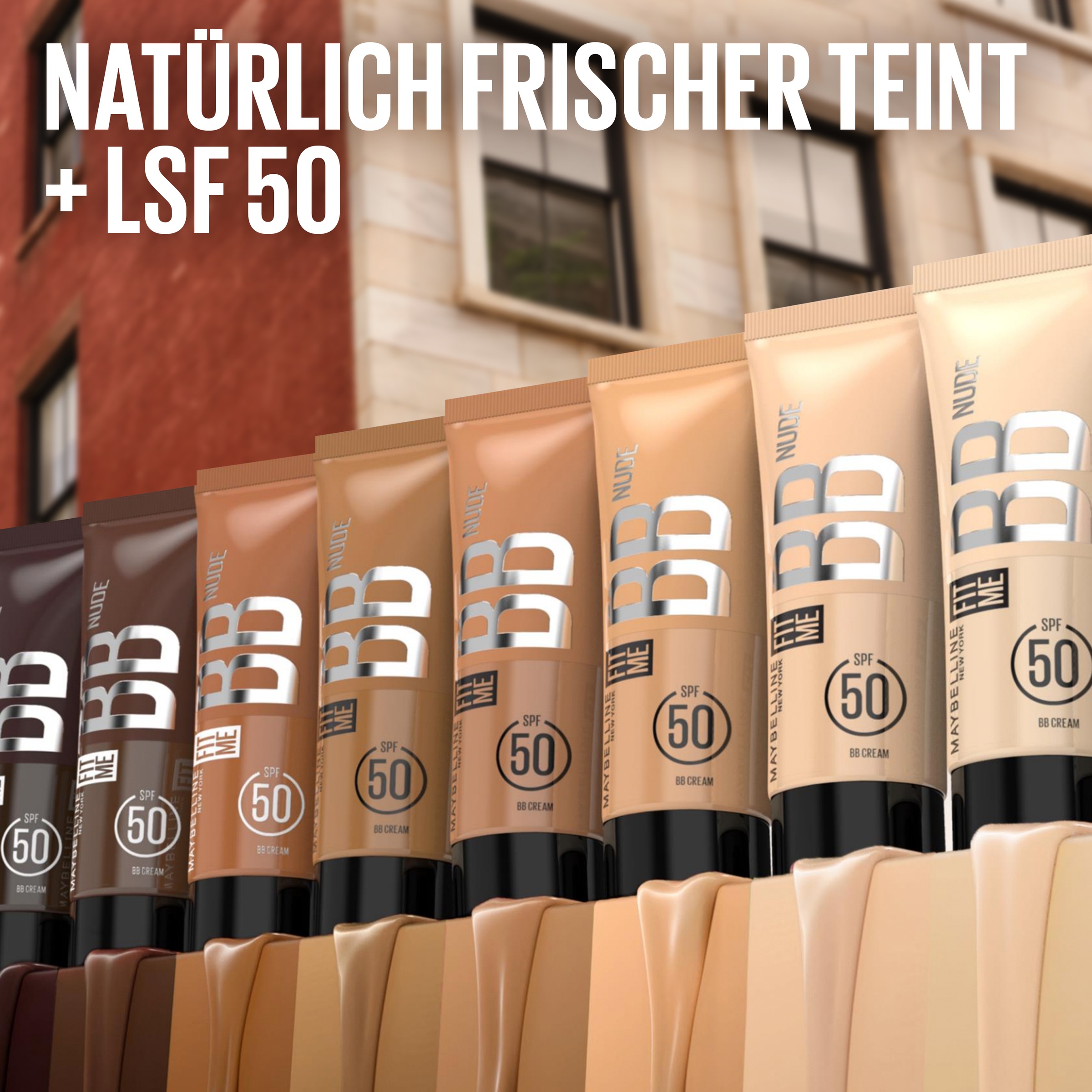 MAYBELLINE NEW YORK Make-up »FIT ME! NUDE BB CREAM« mit Lichtschutzfaktor