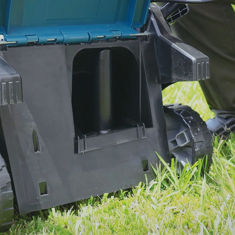 Makita Akkurasenmäher »»LM004GZ« 40V max., 43 cm, 50 l, ohne Akku und Ladegerät« leistungsstark, viel Power und das abgasfrei und besonders leise