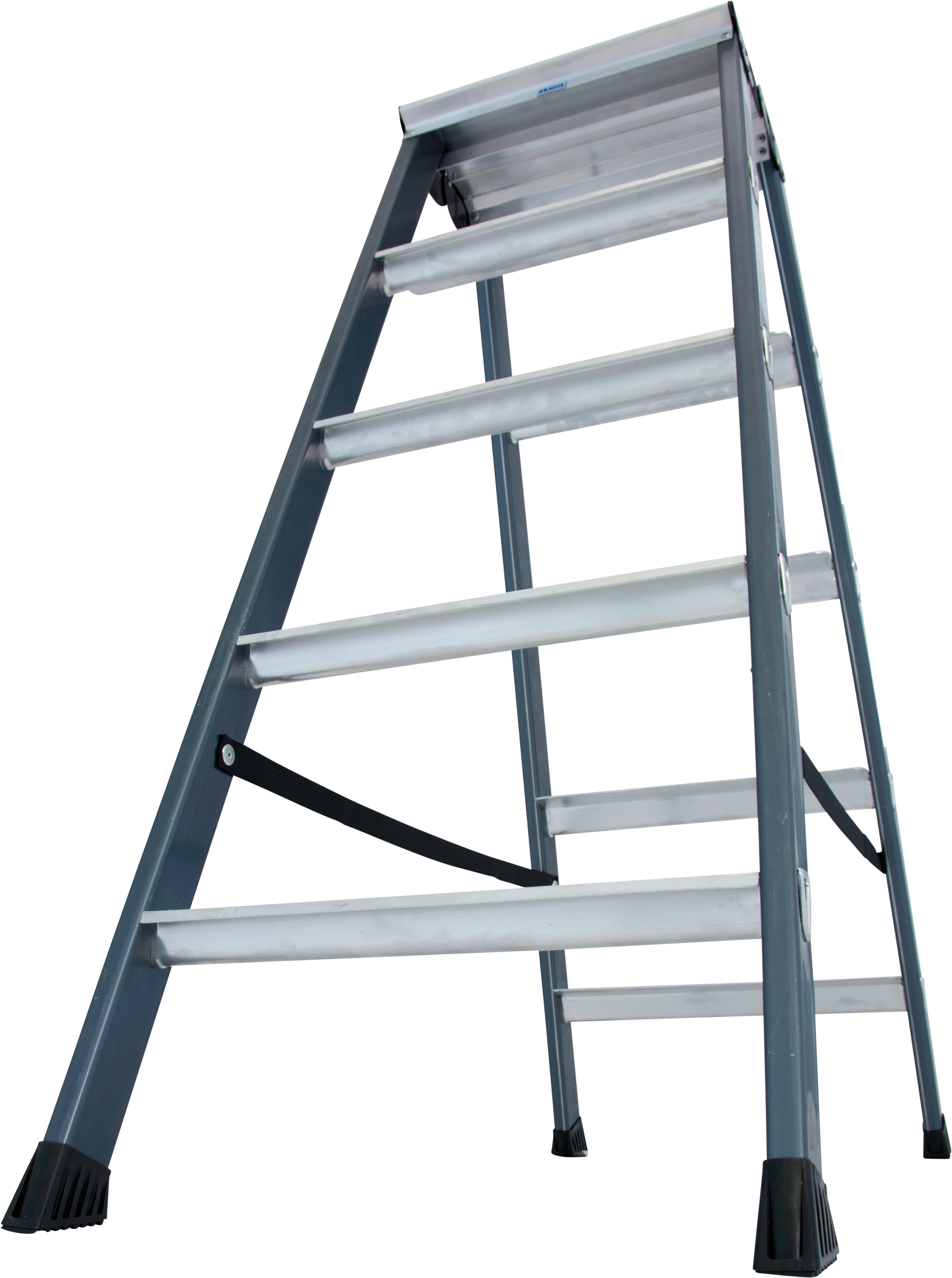 KRAUSE Doppelleiter »SePro D« Alu eloxiert, 2x5 Stufen, Arbeitshöe ca. 263 cm