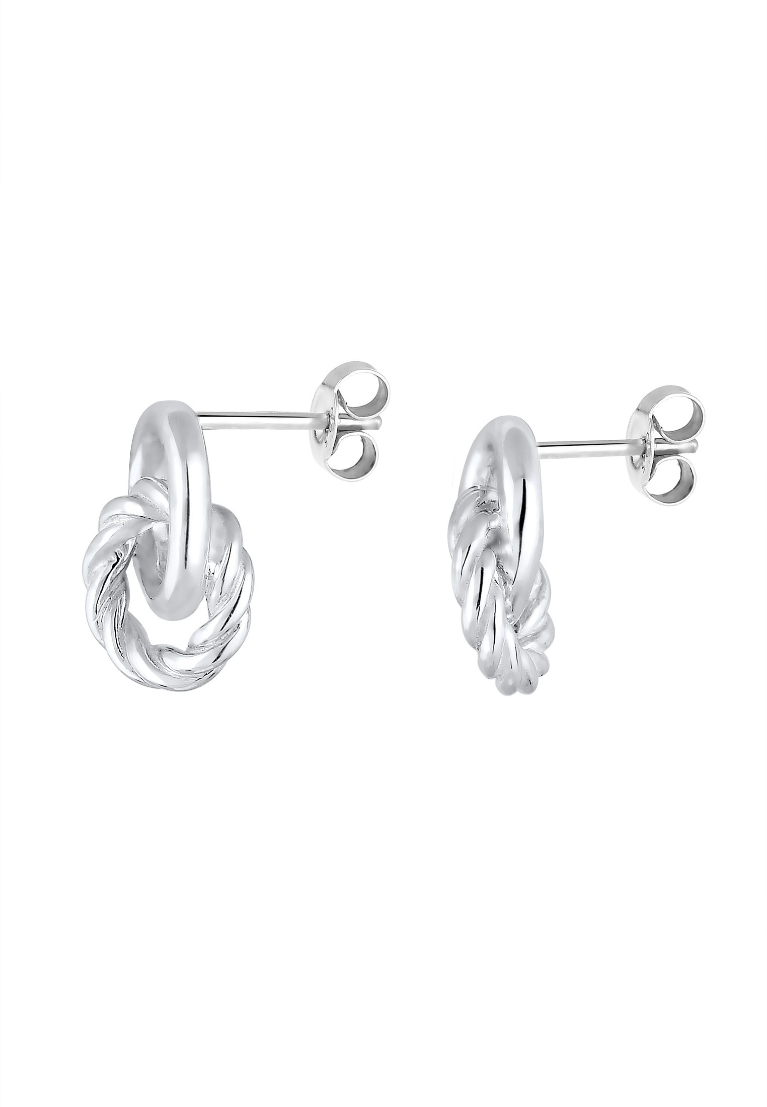 Elli Paar Ohrstecker »Ohrstecker Kreis Knoten 925 Sterling Silber«