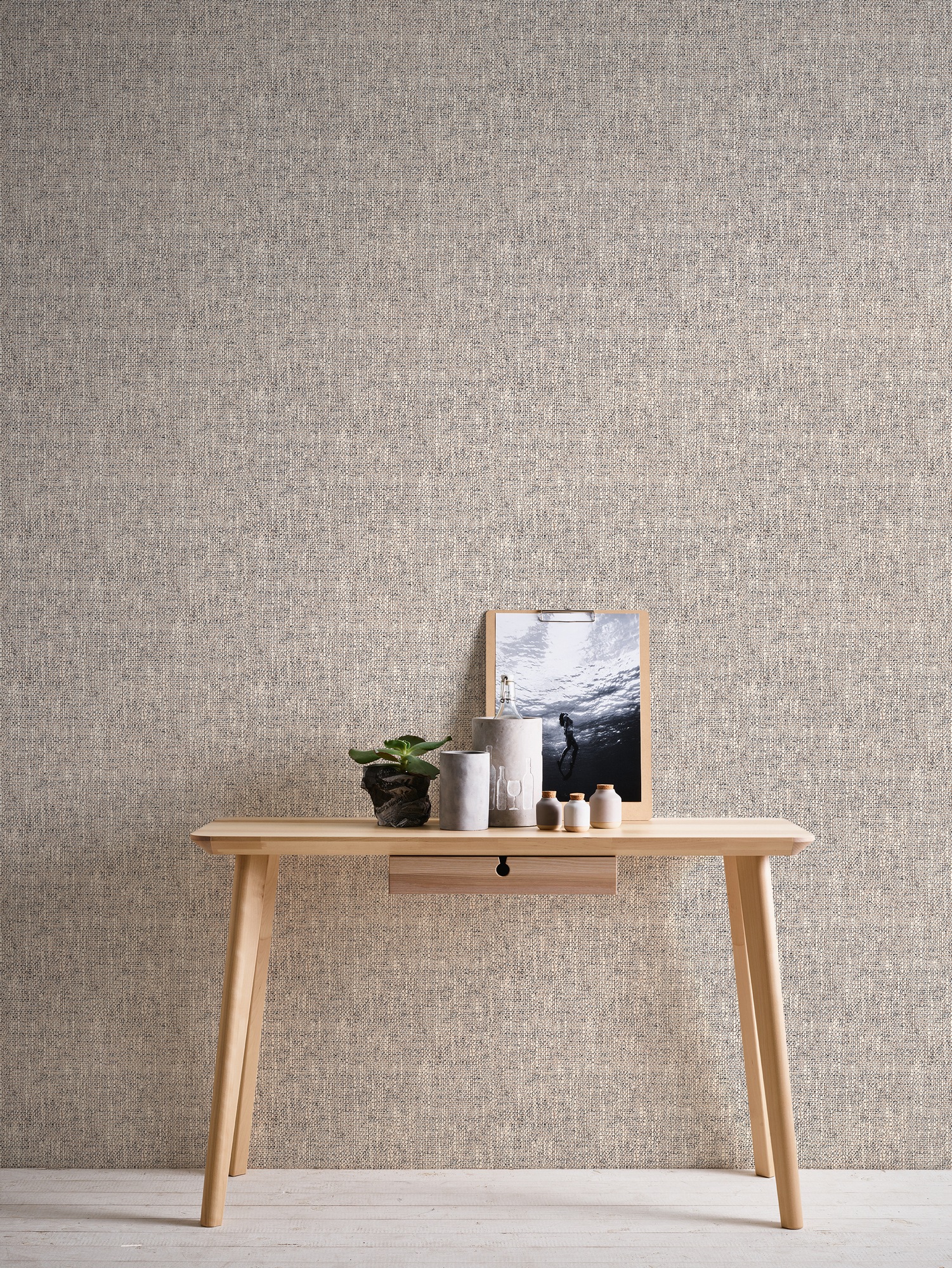 A.S. Création Vliestapete »Attractive 2 Tapete mit grober Struktur«, matt-gemustert-neutral, Strukturtapete Strukturtapete einfarbig strukturiert modern Design