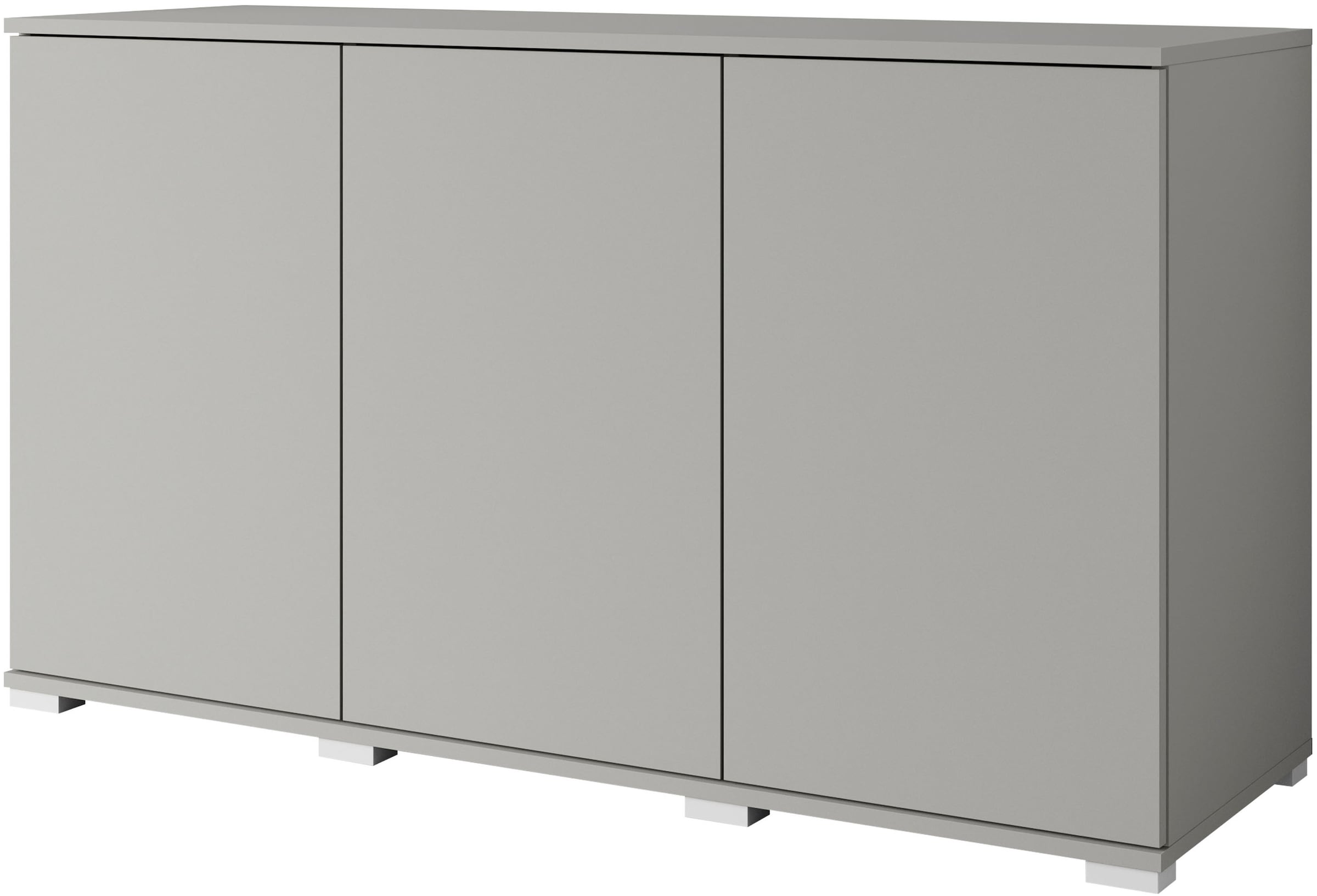 INOSIGN Sideboard »Kenia, moderne grifflose Kommode mit 3 Türen, Breite 120 cm«, (1 St.), Push-to-Open-Fronten, höhenverstellbaren Einlegeböden