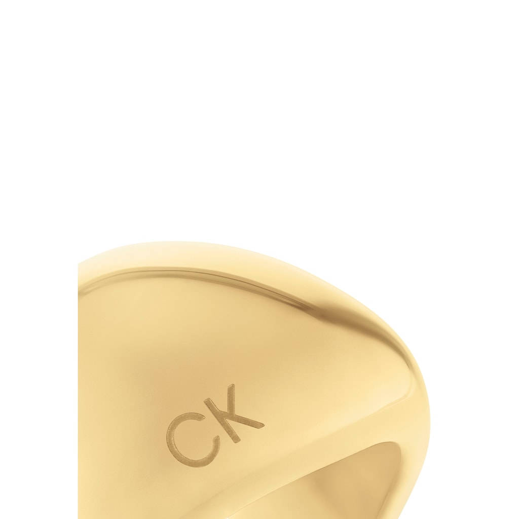 Calvin Klein Fingerring »Schmuck Edelstahl Fingerring Damenring SCULPTURAL«