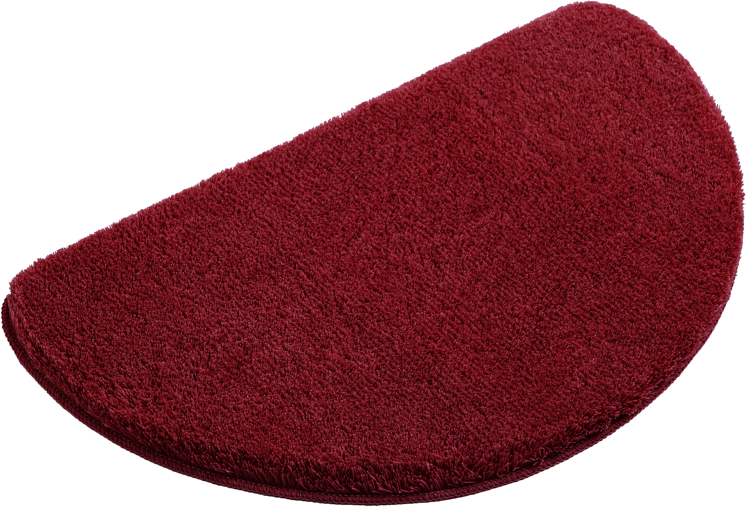 my home Badematte »Merida, Badvorleger, Badezimmer Teppich«, rutschhemmend beschichtet, fußbodenheizungsgeeignet-schnell trocknend-strapazierfähig, Badteppich, Uni Farben, rechteckig, rund & als 2-tlg. Set erhältlich
