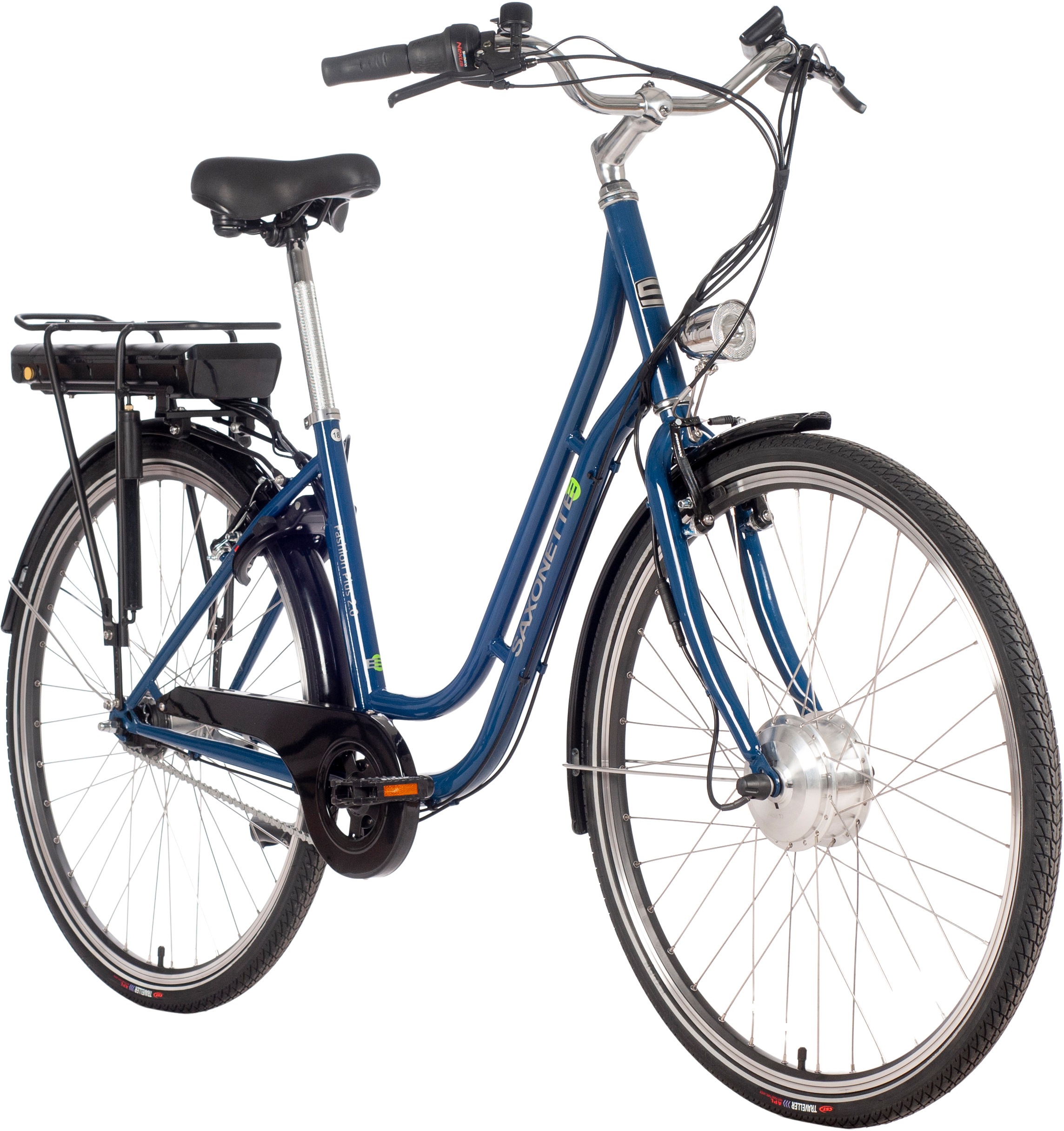 2. Bild von SAXONETTE E-Bike »Fashion Plus 2.0«, 7 Gang, Shimano, Frontmotor 250 W, Pedelec, Elektrofahrrad für Damen u. Herren, Cityrad