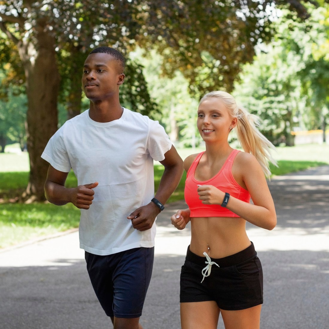 Hama Fitnessuhr »Fitnesstracker Sportuhr Damen wasserdicht, Blutsauerstoff Herzfrequenz«, (/ 1,05 Zoll), Kalorien, Schlaf Stress, Tempo, Musiksteuerung, Schritte, Timer Wecker)