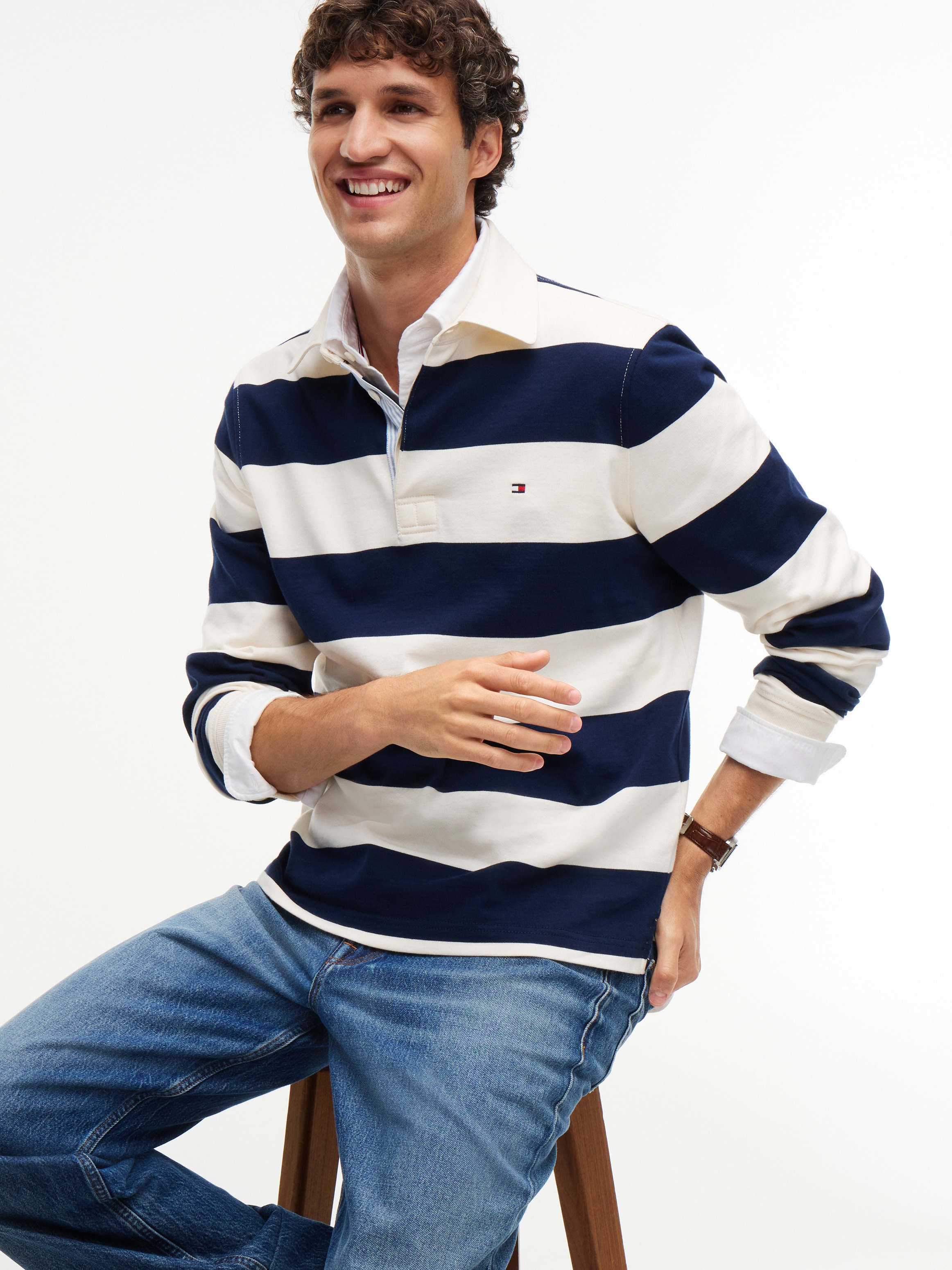 Tommy Hilfiger Rugbyshirt »ESSENTIAL STRIPE RUGBY«