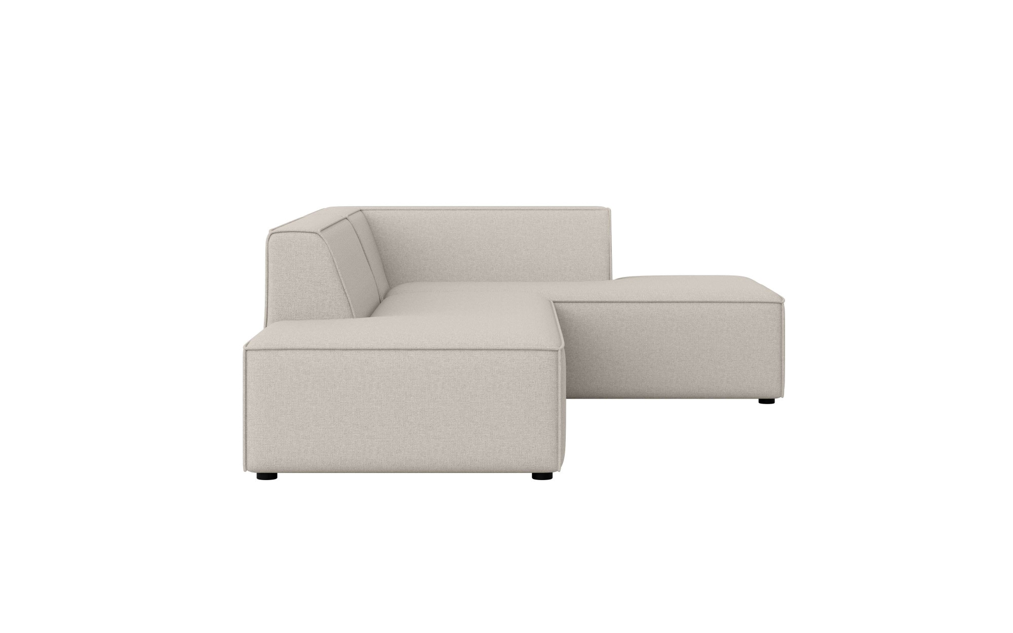 INOSIGN Ecksofa »Ecksofa Cavan mit Ottomane links oder rechts bestellbar«, L-Form mit Wellenunterfederung, Maße B/T/H: 270/180/72 cm