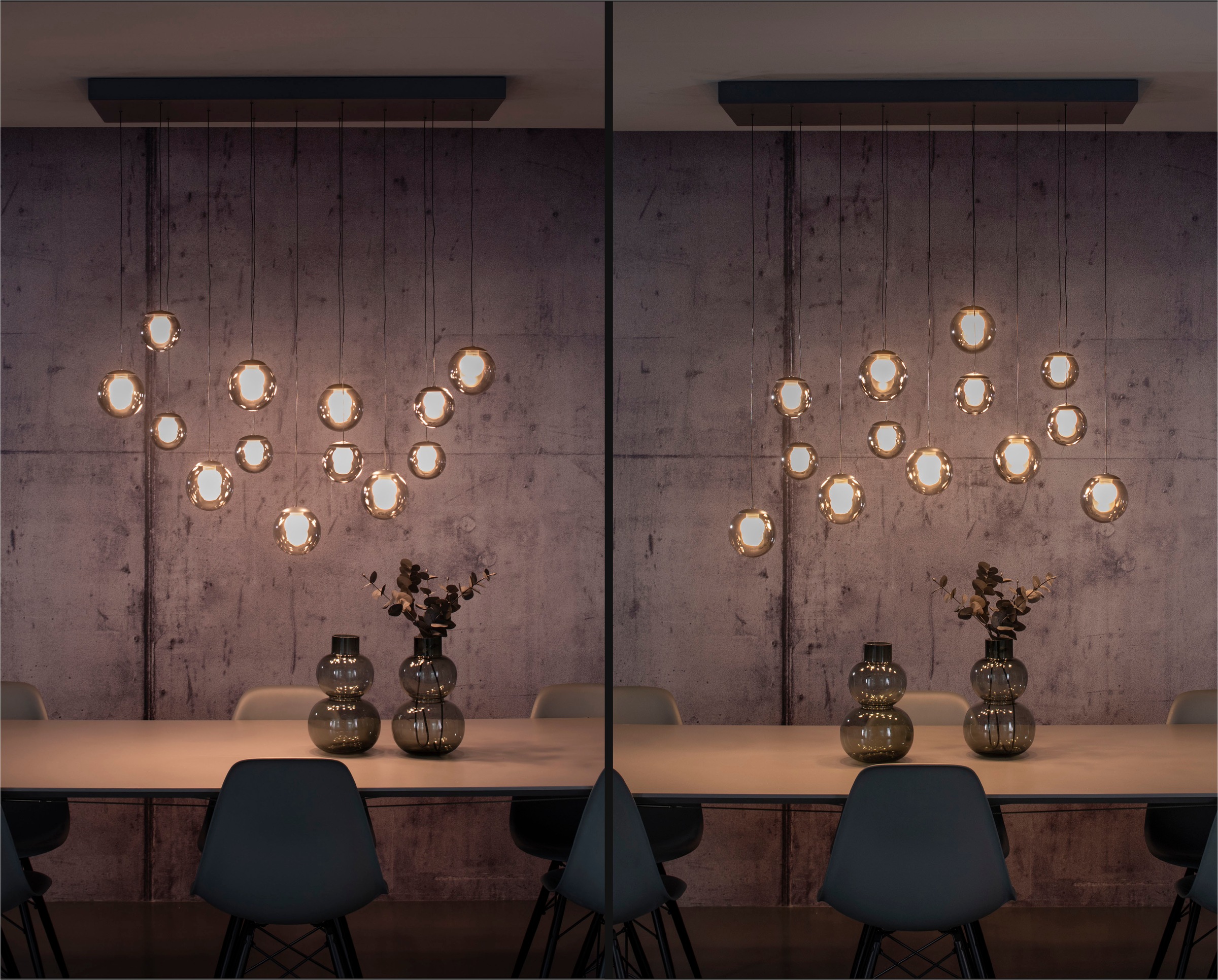 Neuhaus PURE LED Pendelleuchte »PURE Popup« LED-Board 1 Stk. warmweiß - kaltweiß Comfort Lift, CCT, dimmbar über Fernbedienung