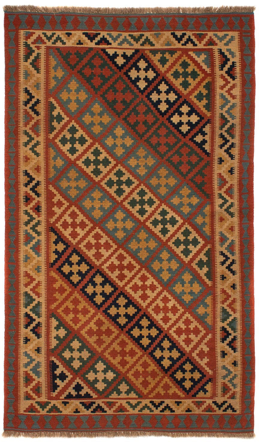 morgenland Wollteppich »Kelim - Oriental - 218 x 145 cm - braun«, rechtecki günstig online kaufen