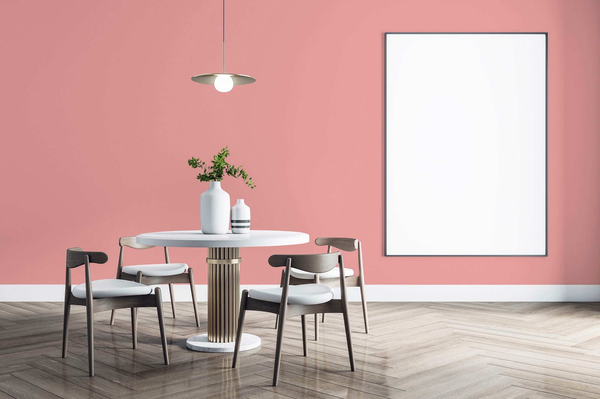 A.S. Création Wandfarbe »Premium Innenwandfarbe PURO Tuchmatt peachy pink« ideal für Wohnzimmer, Schlafzimmer, Flur und Küche, Farbwelt Pink